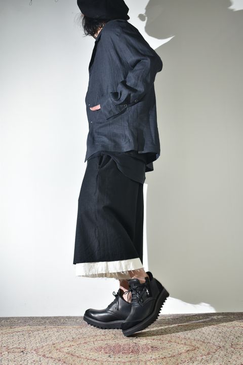 ラフな着方もあり