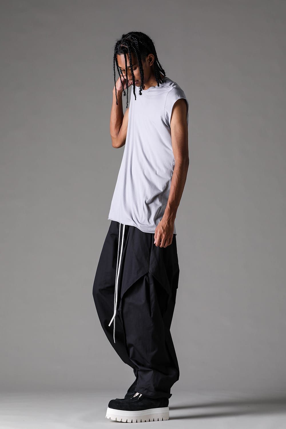 《2027SS先行予約》Albini Airy Tank Top"Black / Sage Green / Brown / L.Grey / White" /  アルビニエアリータンクトップ"ブラック /セージグリーン /ブラウン /ライトグレー/ホワイト"