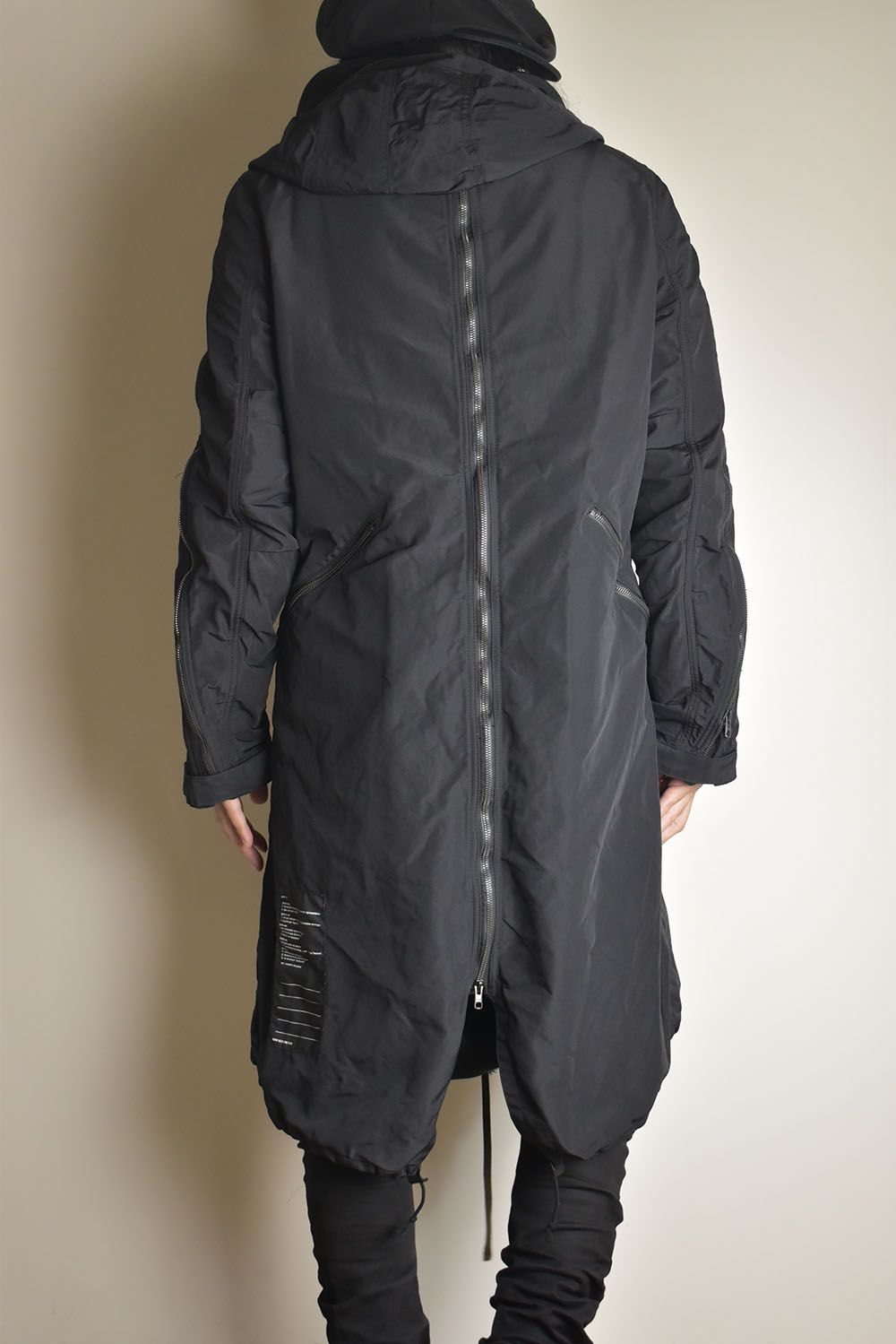 Multi Zip Military Parka Coat"Black" / マルチジップミリタリーパーカーコート"ブラック"