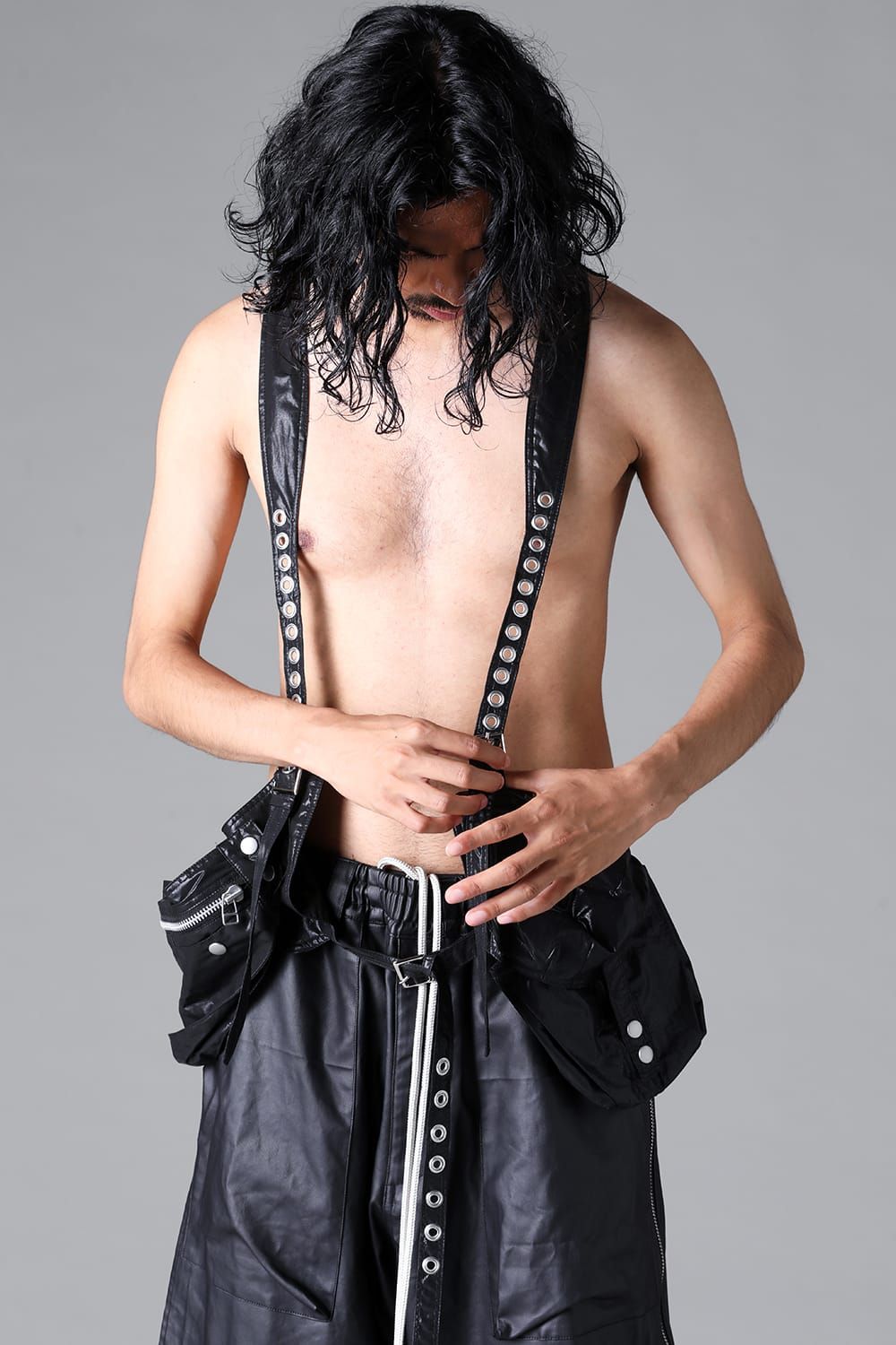 《2026SS先行予約》Matte Coating Cargo Vest Bag"Black" / マットコーティングカーゴベストバッグ"ブラック"