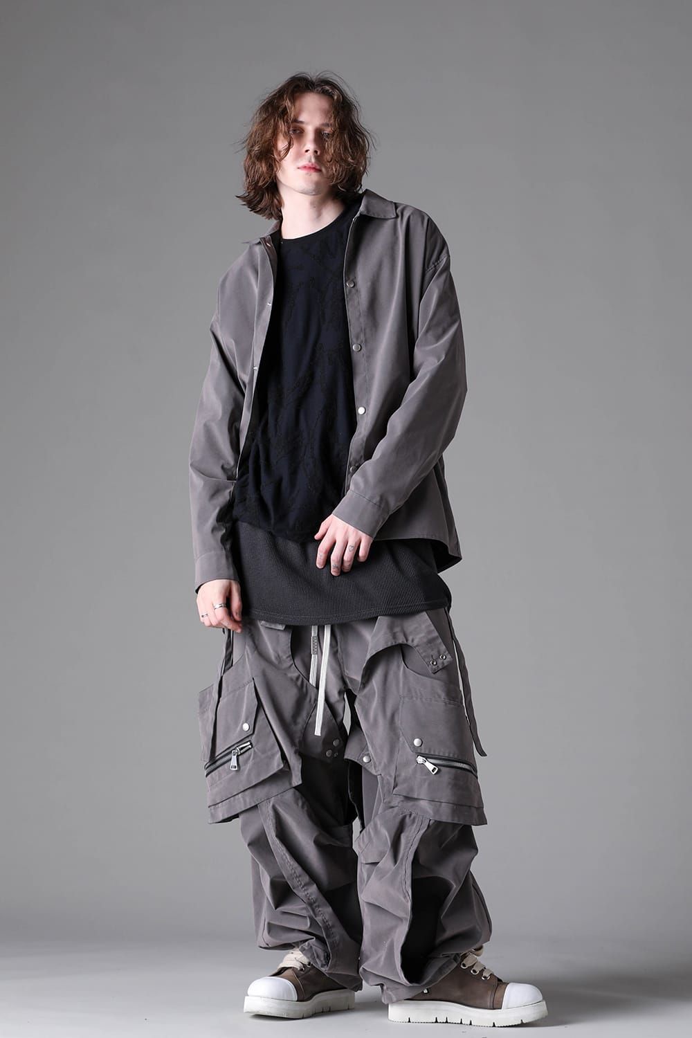 《2026AW先行予約》Parachute Cargo Pants"Black / Grey / Taupe" / パラシュートカーゴパンツ "ブラック / グレー /トープ"