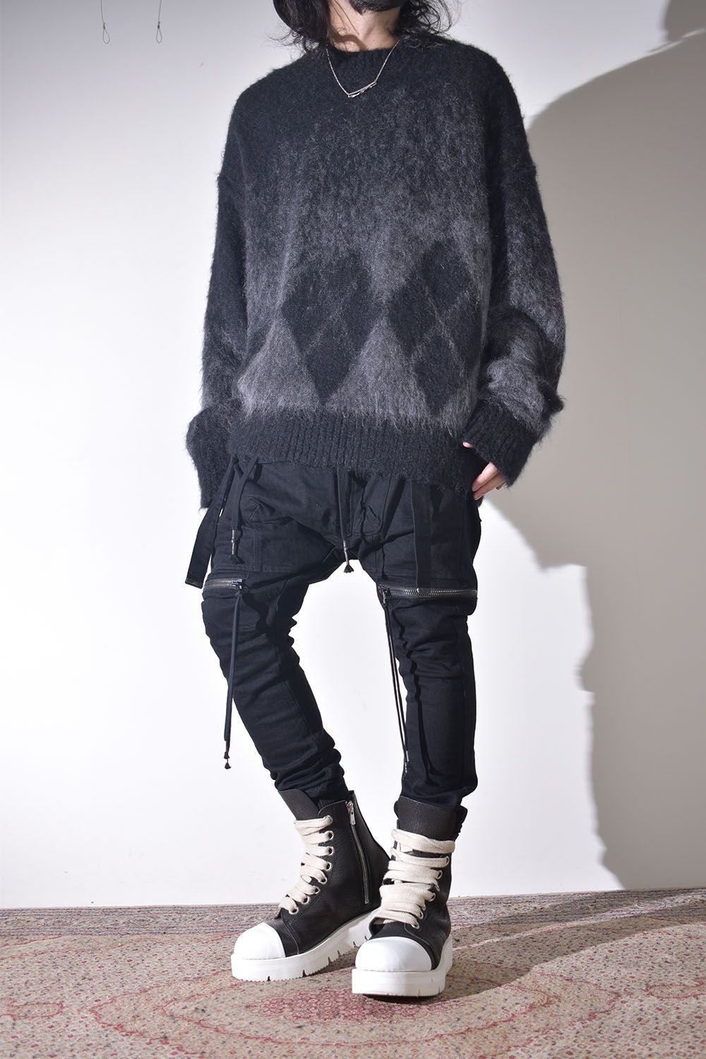 汎用性の高いMA-1とモヘアニット