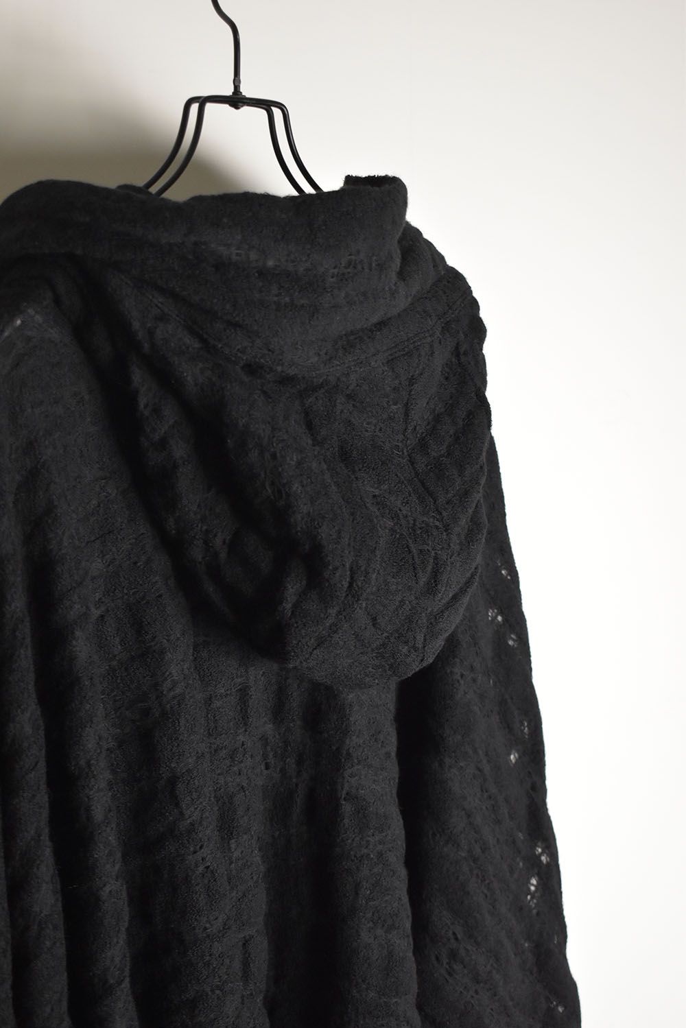 HOODIE PONCHO"Black"/フーディポンチョ"ブラック"