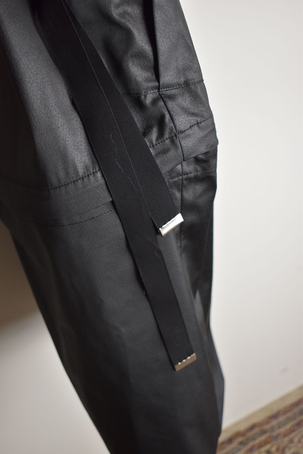 Fake Fake Leather Detachable Cargo Pants"Black"/フェイクフェイクレザーデタッチャブルカーゴパンツ"ブラック"