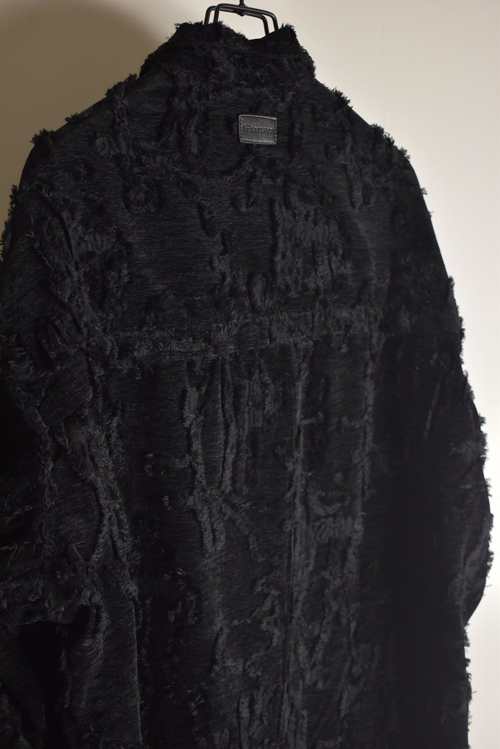 Jacguard Long Shirts"Black"/ジャガードロングシャツ"ブラック"