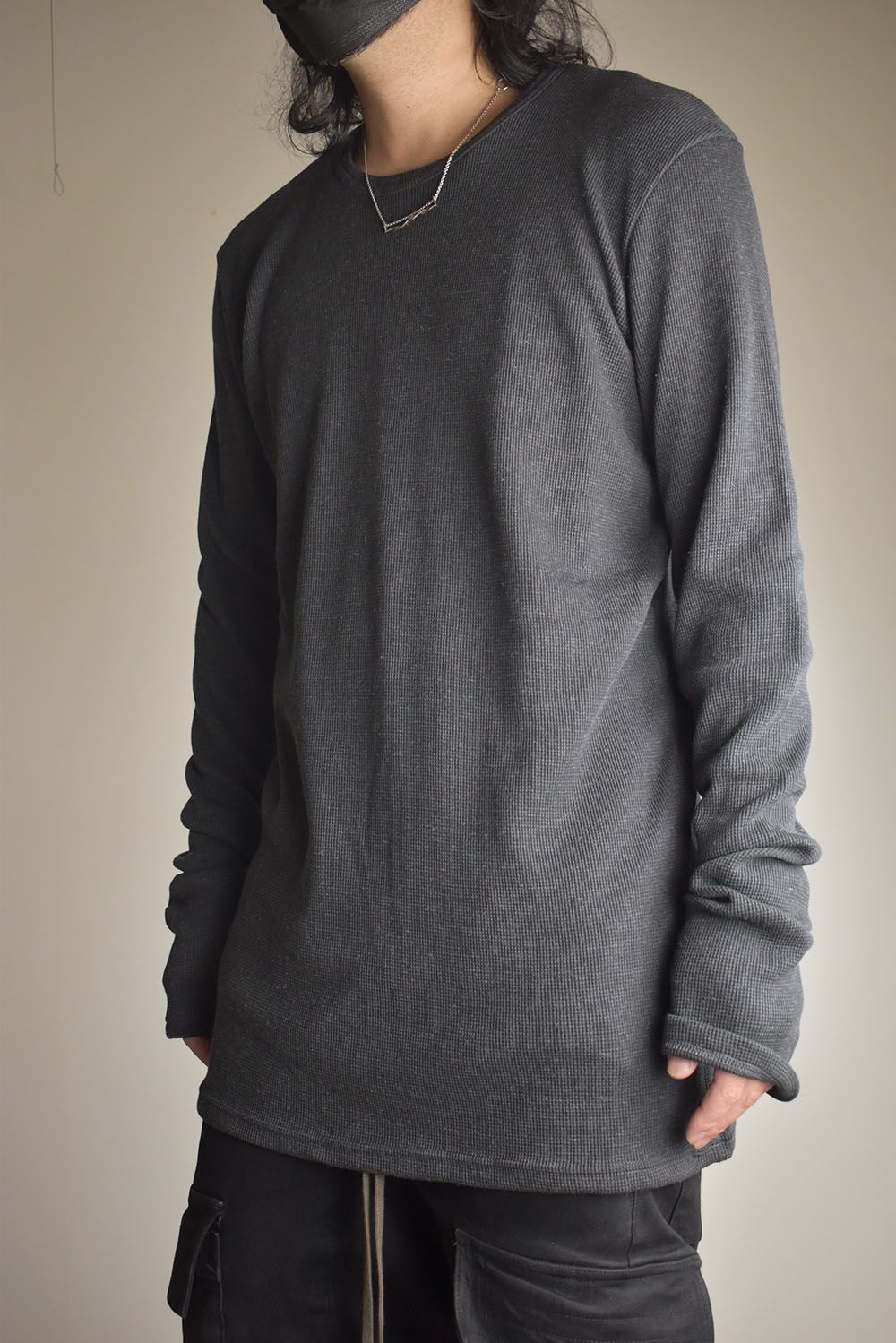 Crew Neck Top"D.Grey" / クルーネックトップ"ダークグレー"