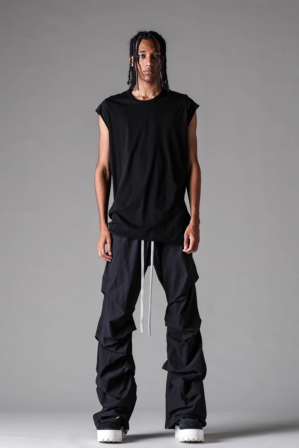《2027SS先行予約》Albini Airy Tank Top"Black / Sage Green / Brown / L.Grey / White" /  アルビニエアリータンクトップ"ブラック /セージグリーン /ブラウン /ライトグレー/ホワイト"