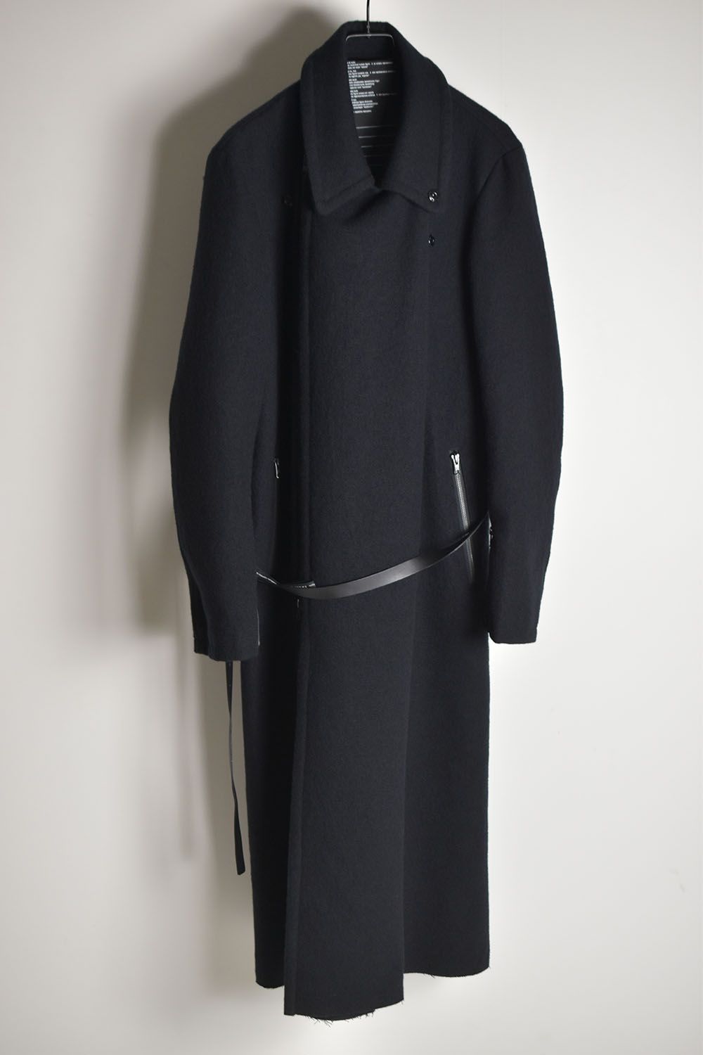 BIKER STYLE LONG COATBlack/バイカースタイルロングコートブラック - 1(S)