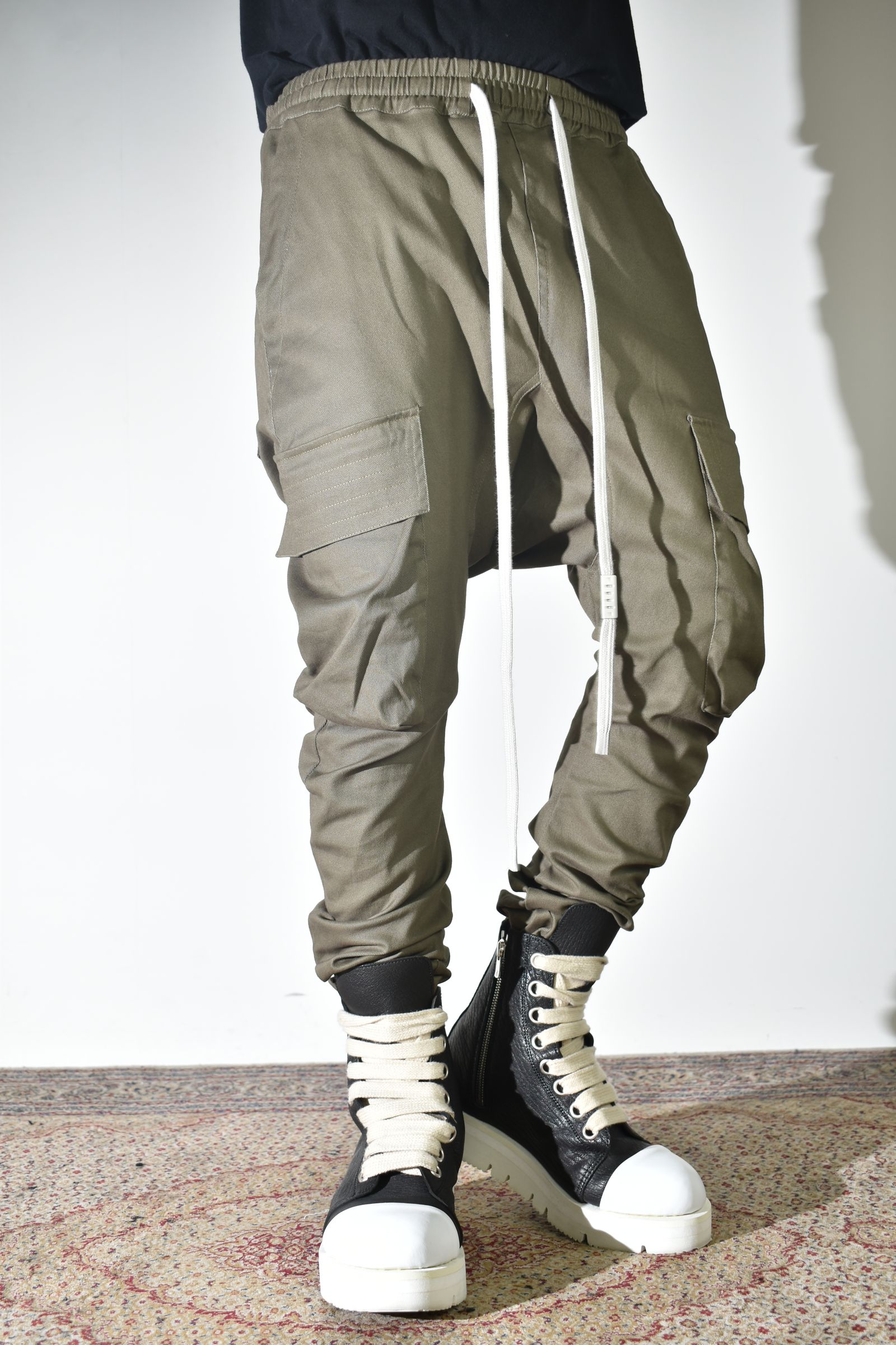 【Exclusive】Cargo Sarouel Skinny"Khaki" / カーゴサルエルスキニー"カーキ"