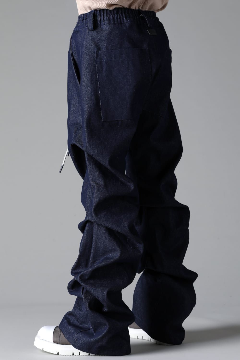 《2025AW先行予約》Boots Cut Tuck Pants"Black / Navy" /ブーツカットタックパンツ"ブラック/ネイビー"