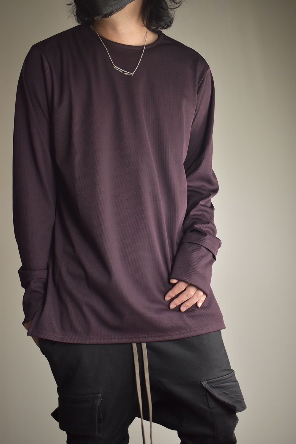 Base Layer Crew Neck "Bordeaux" / ベースレイヤークルーネック"ボルドー"