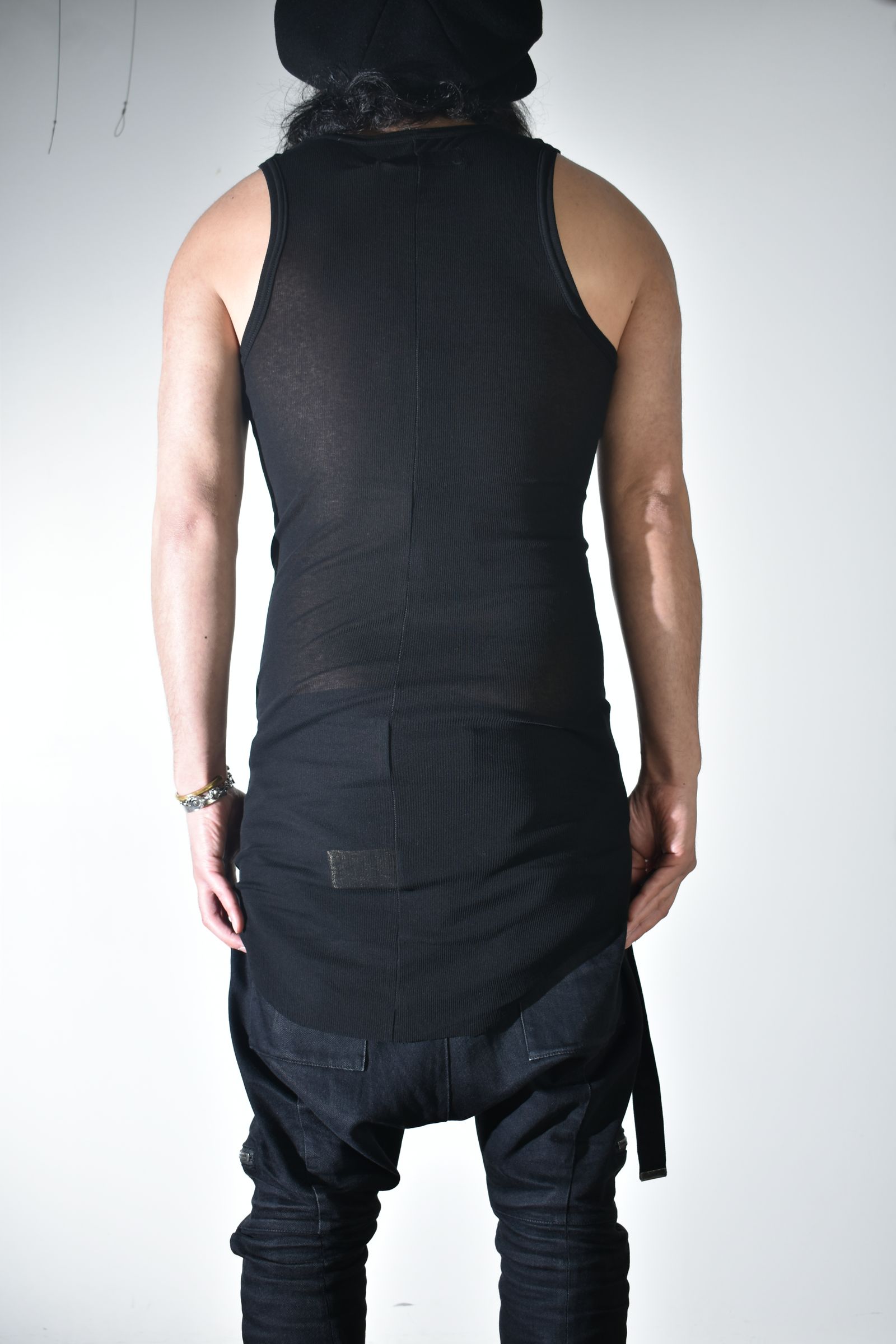 Rib Tank Top"Black" / リブタンクトップ"ブラック"