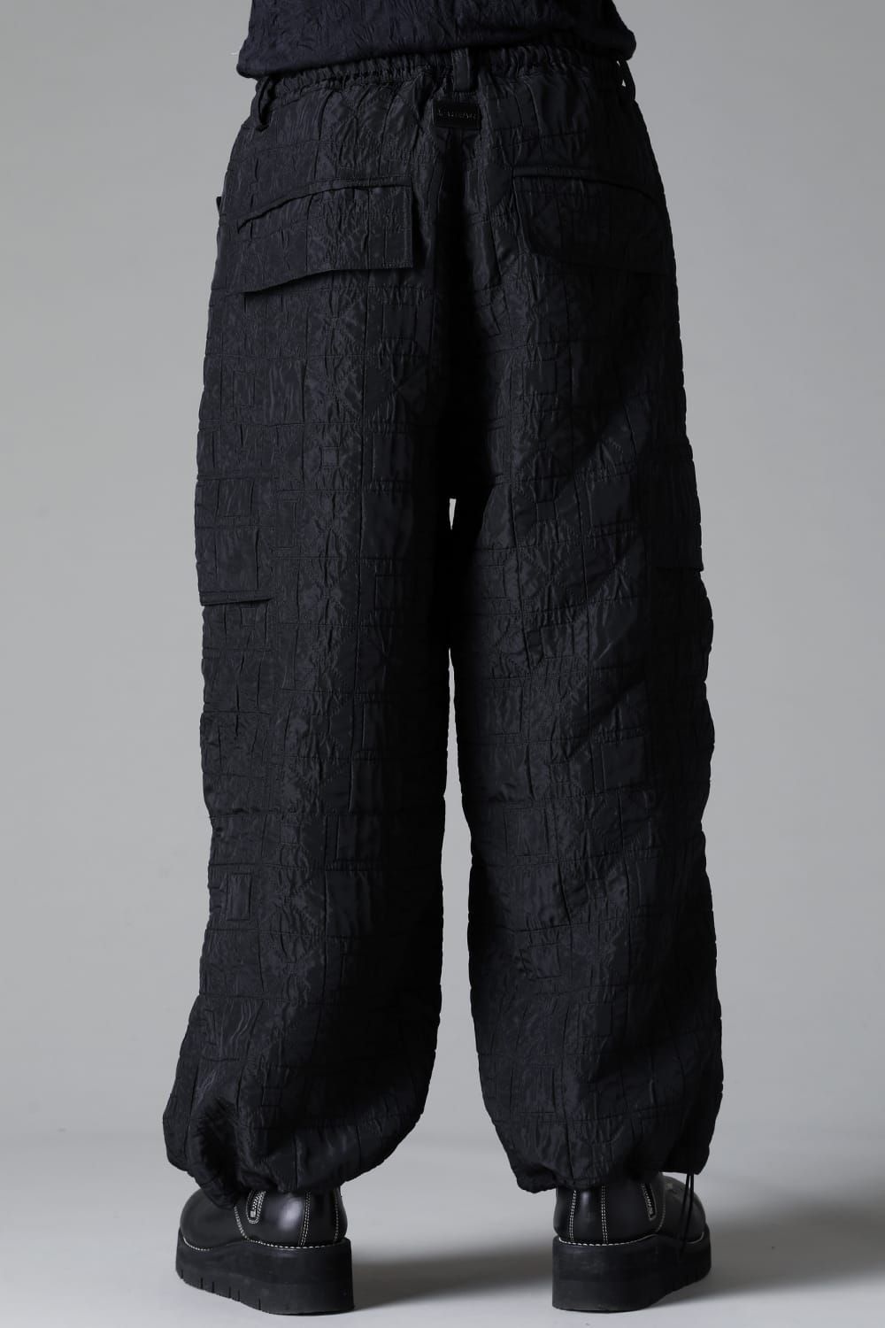 《2025AW先行予約》Geometry Cargo Wide Pants"Black" / ジオメトリーカーゴワイドパンツ"ブラック"