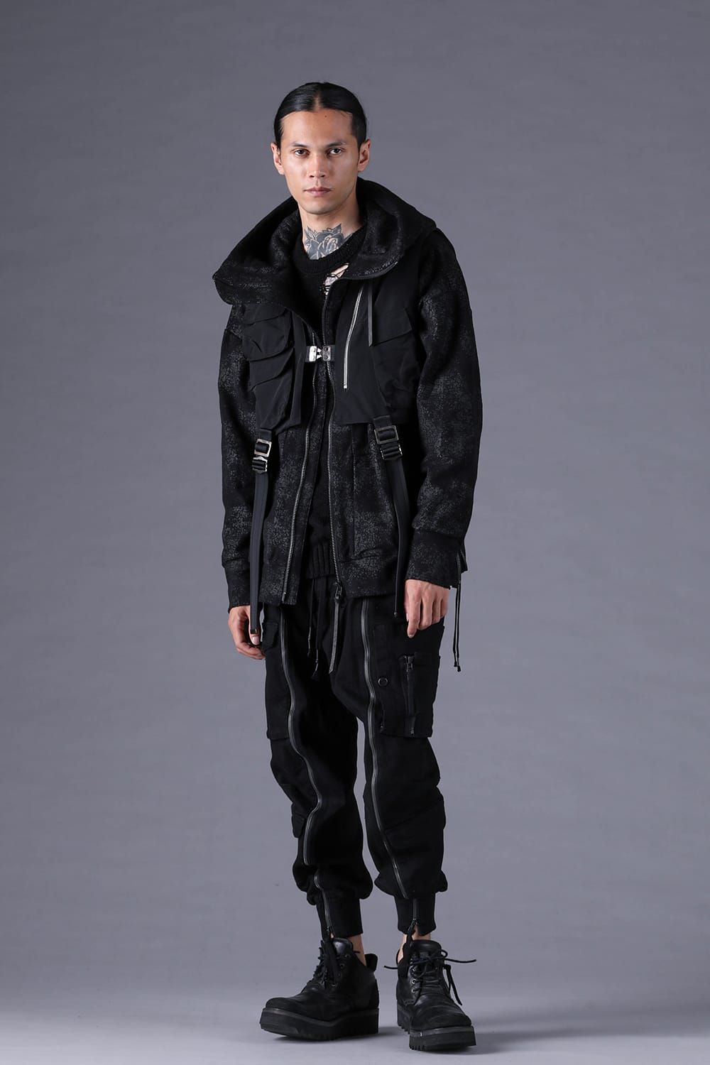 《2027SS先行予約分》Cupra Twill Vest"Black" / キュプラツイルベスト"ブラック"