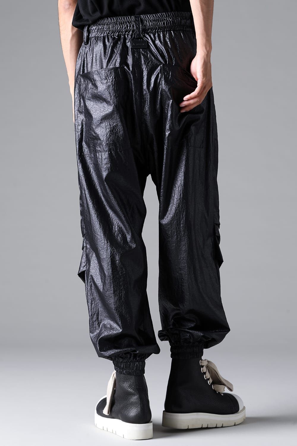 《2026SS先行予約》Front Tuck wide Jogger Pants"Black " /フロントタックワイドジョガーパンツ"ブラック"