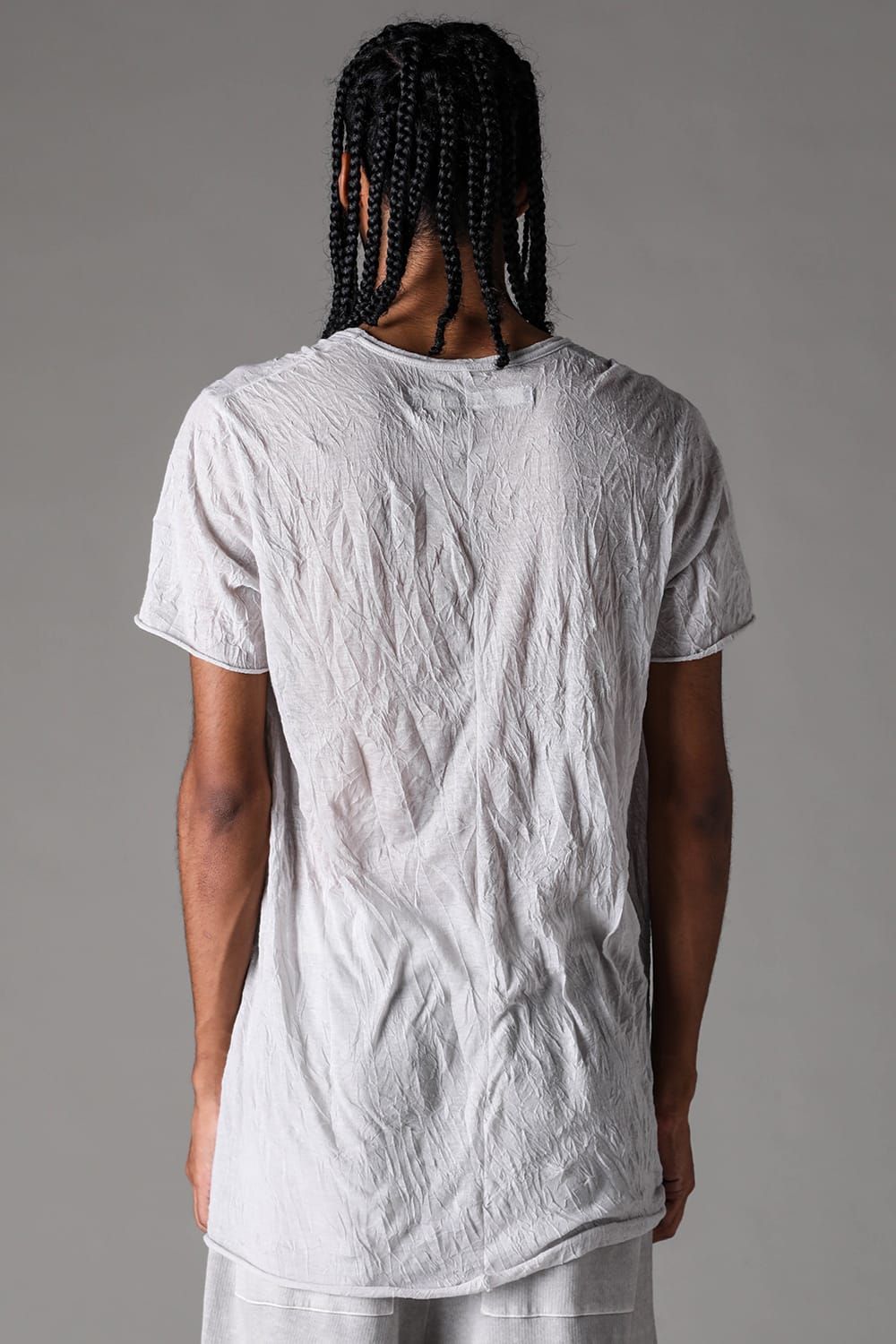 《2027SS先行予約》Washed Guize V-Neck Tee"Black / White /L.Grey /Grey" / ウォッシュドガーゼVネックTee"ブラック / ホワイト /ライトグレー /グレー"