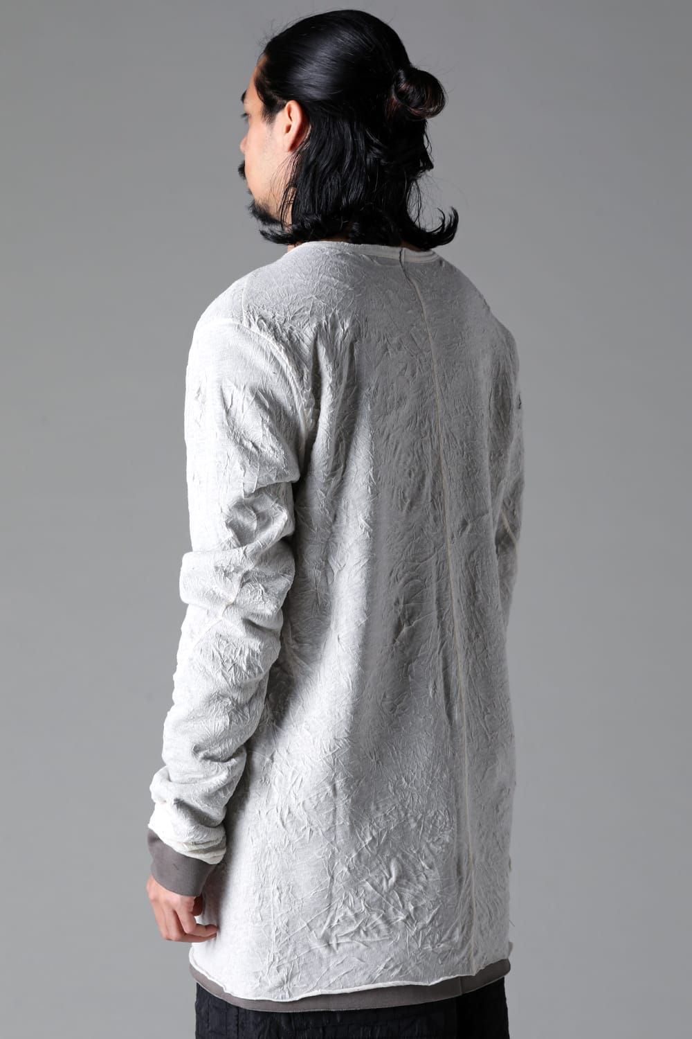 《2025AW先行予約》Bomber Heat Combi Top"Ivory×Grey"/ ボンバーヒートコンビトップ"アイボリー×グレー"