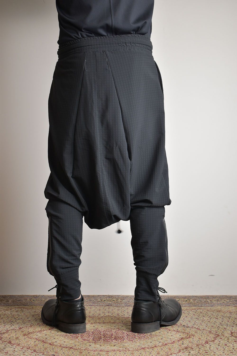 Storm Fleece Low Crotch Sarrouel Pants"Balck"/ストームフリースロークロッチサルエルパンツ"ブラック"