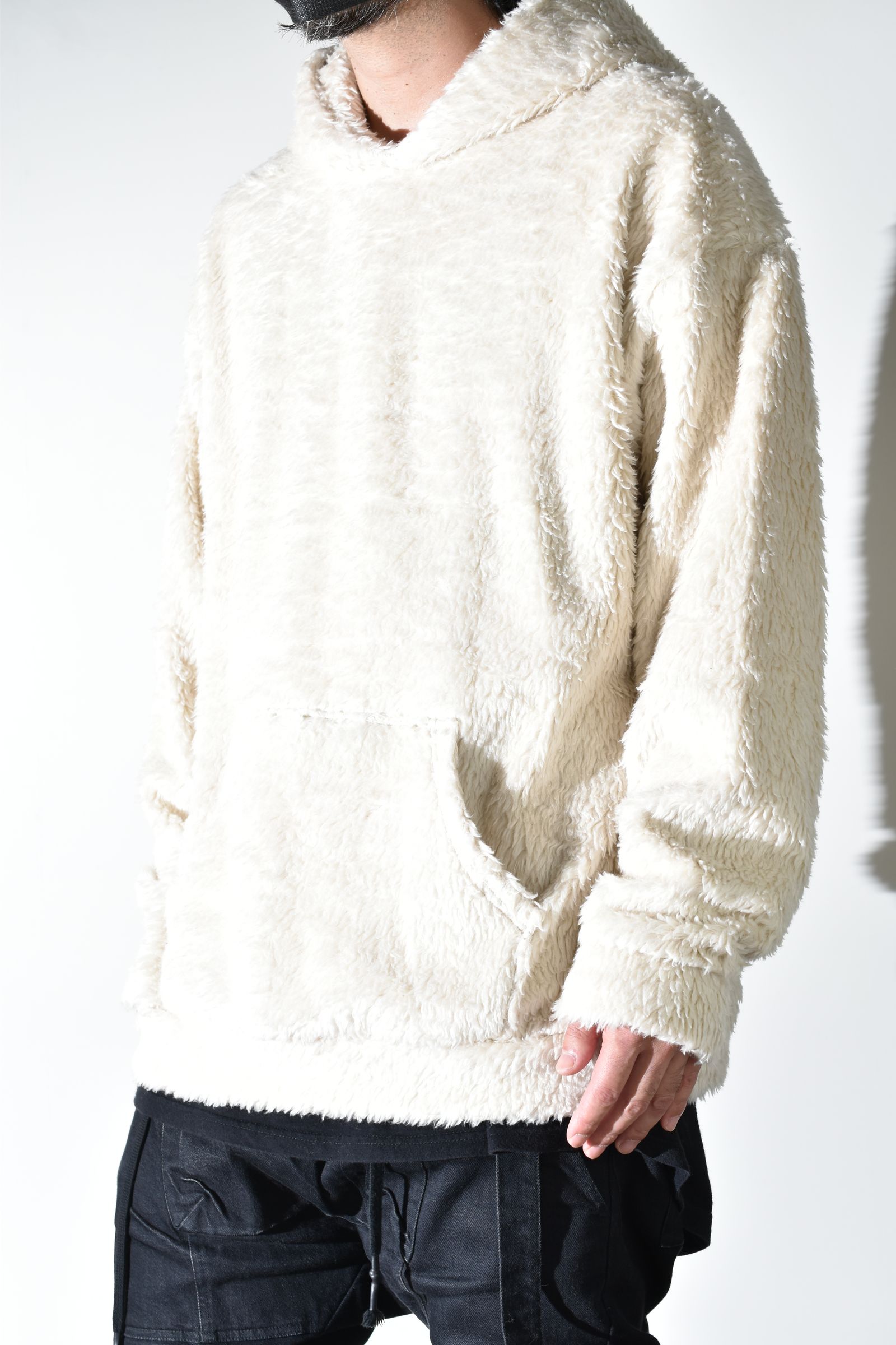 Oversized Pullover Hoodie "Ecru" / オーバーサイズプルオーバーフーディ"エクリュ"