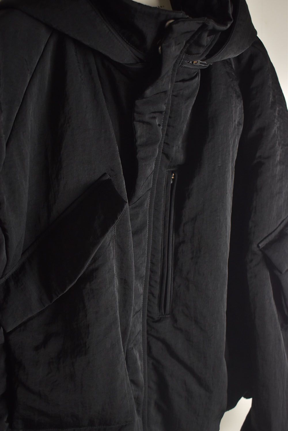 Padding Short Blouson"Black" / パディングショートブルゾン"ブラック"