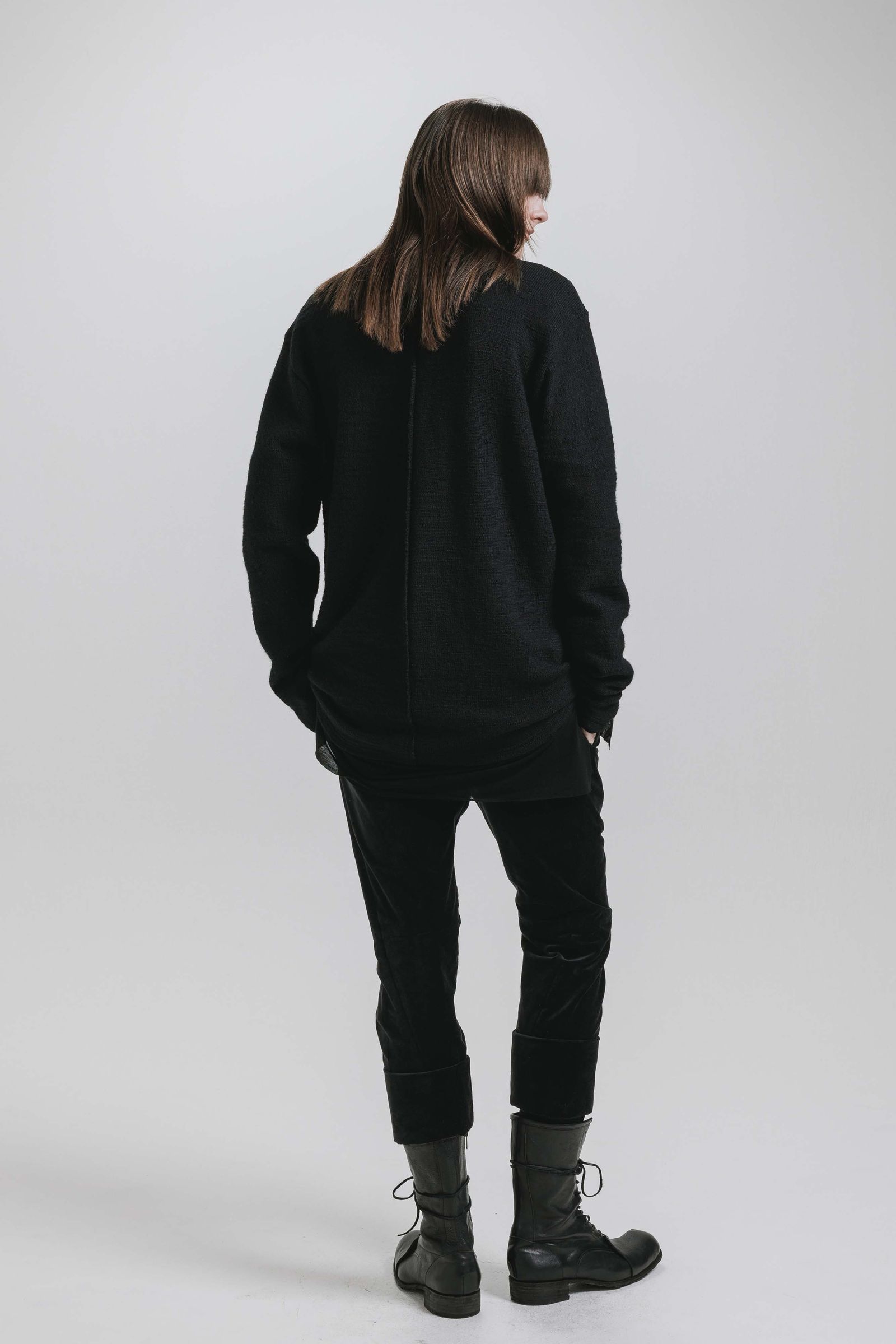 Layerd Long Sleeve Tee Shirt"Black" / レイヤードロングスリーブTeeシャツ"ブラック"
