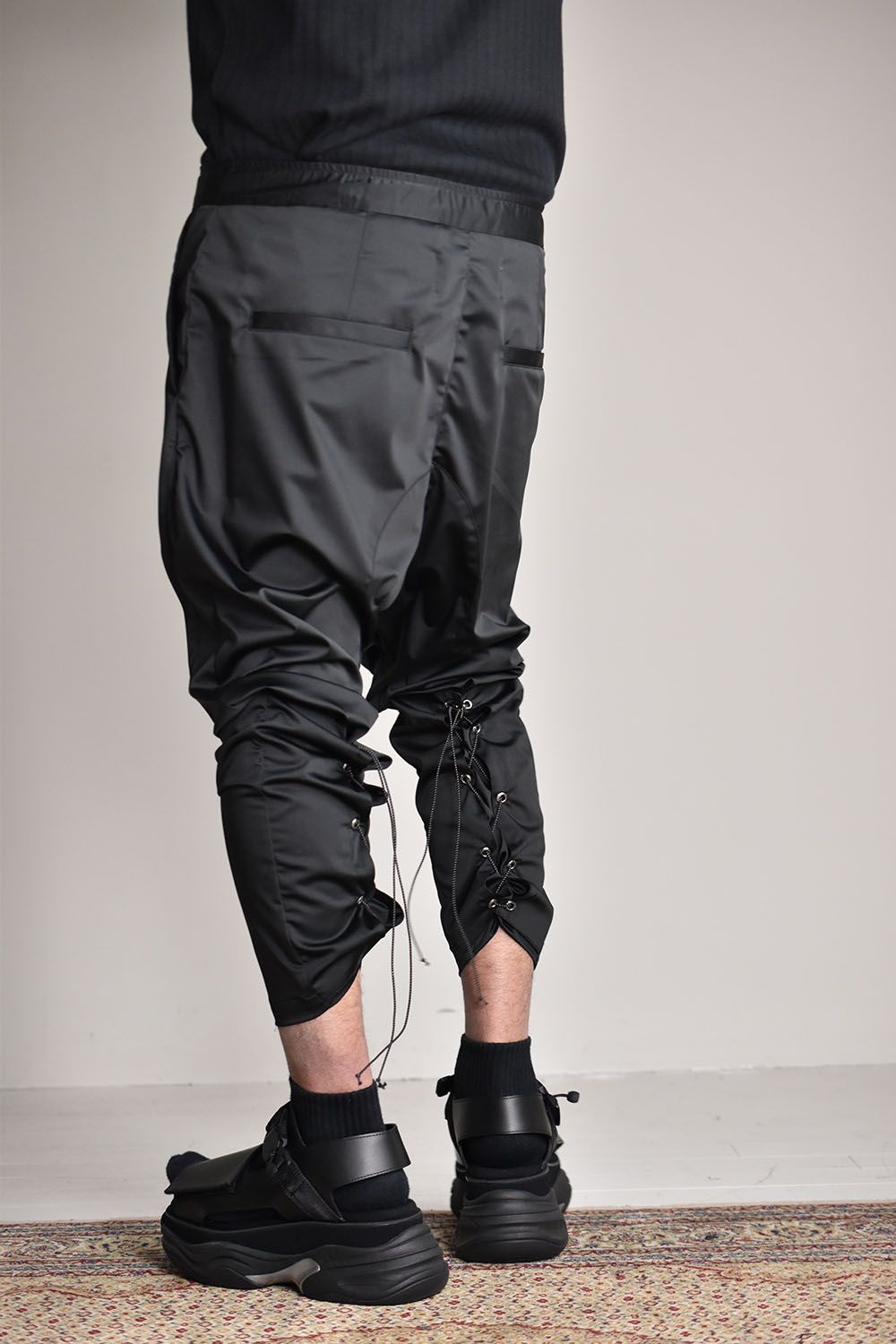 Back Lace Jodhpurs Pants"Black"/バックレースジョッパーズパンツ"ブラック"