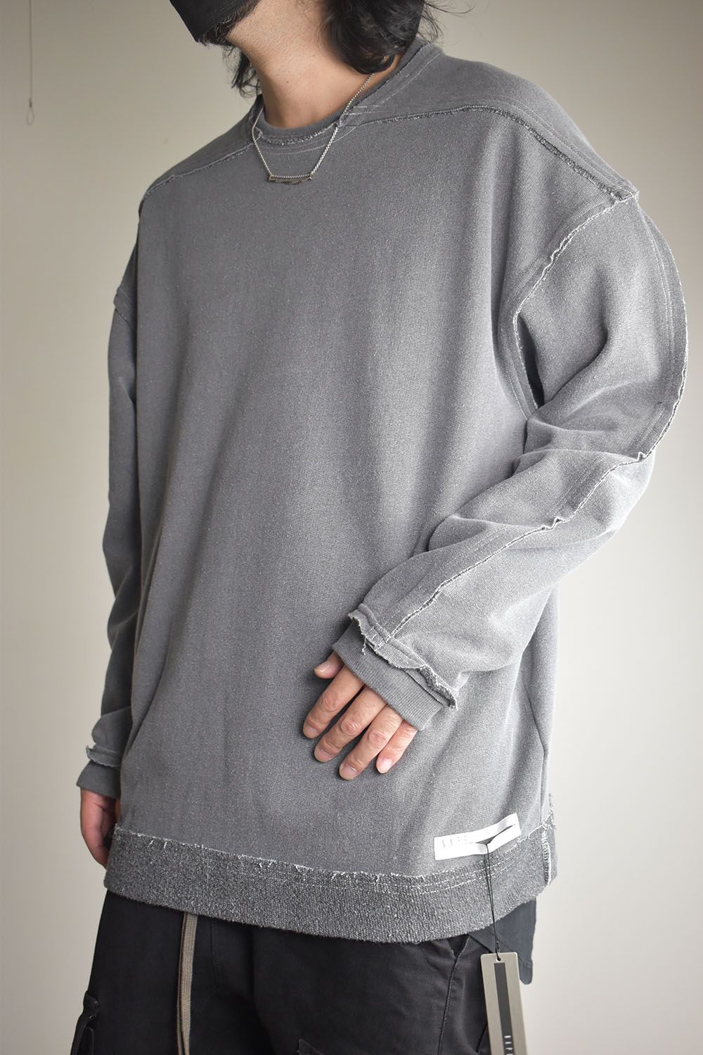 Painter Sweat Pullover"Grey" / ピグメントスウェットプルオーバー"グレー"