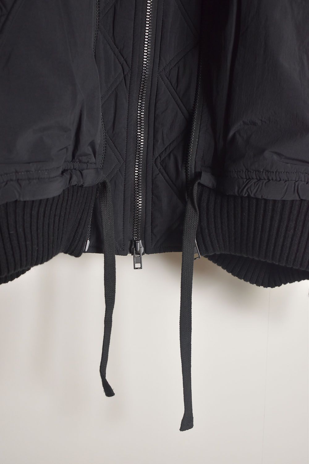 Over Sized Bomber Jacket"Black" / オーバーサイズボンバージャケット"ブラック"