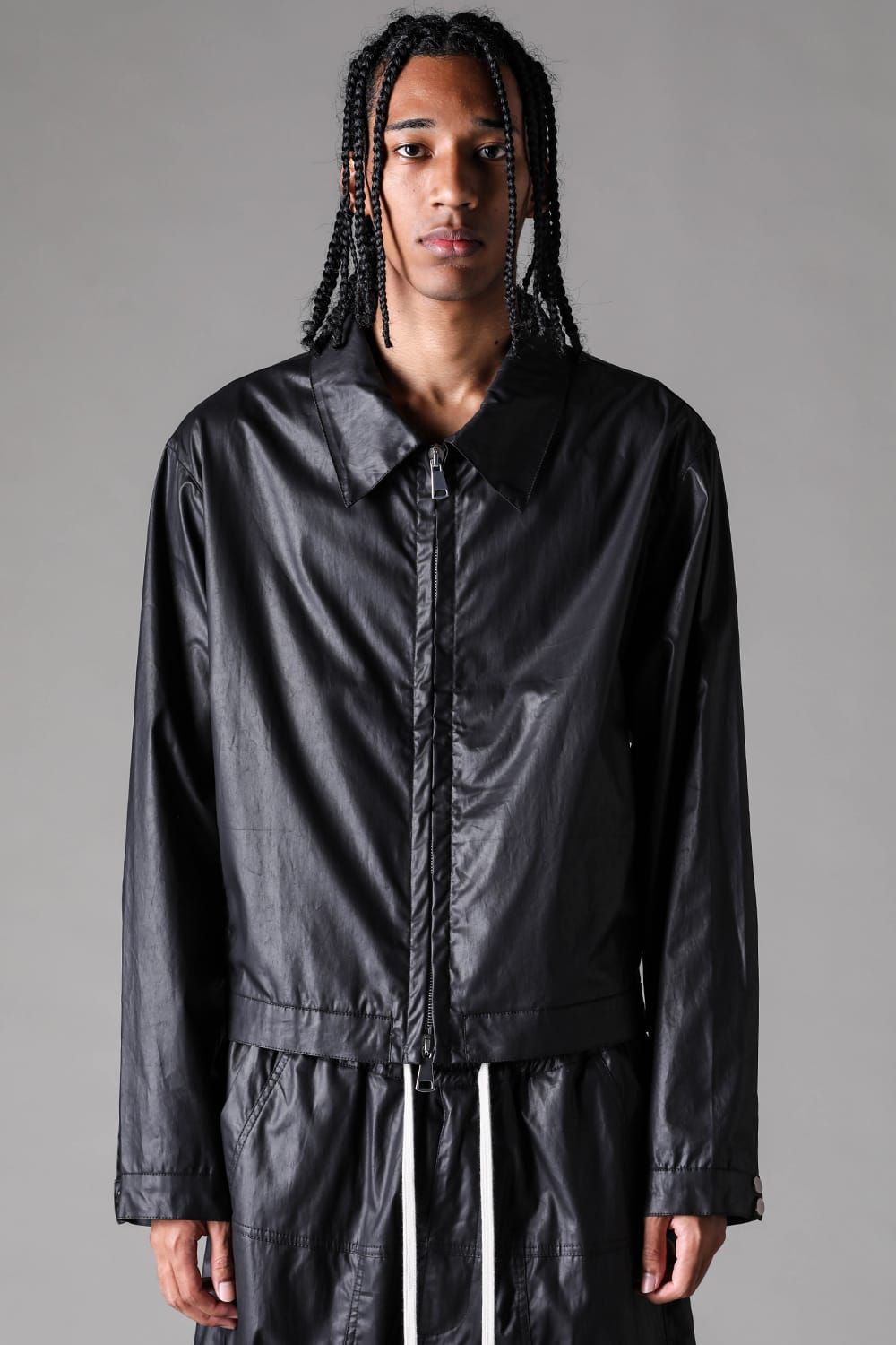 《2027SS先行予約》Short Shirts Blouson "Black / Khaki" / ショートシャツブルゾン"ブラック / カーキ"