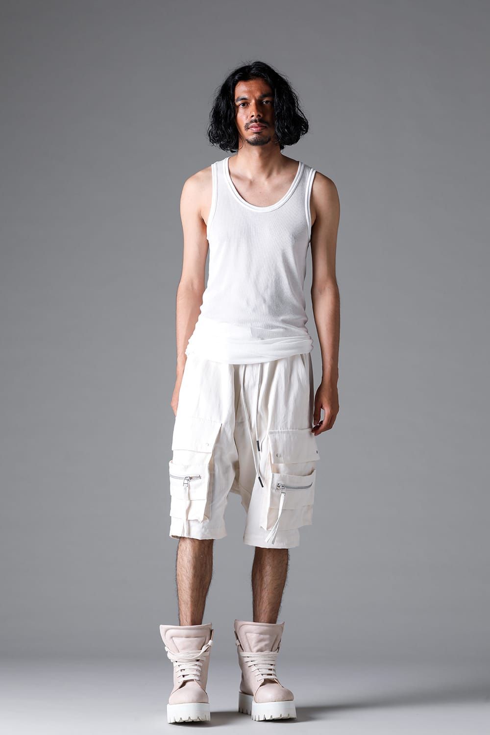 《2026SS先行予約》Rib Tank Top"Black / White / Stone / Greige / Sand" / リブタンクトップ"ブラック/ホワイト/ストーン/グレージュ/サンド"