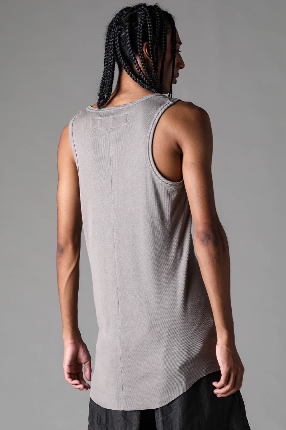 《2027SS先行予約》Regular Rib Tank Top"Greige" / レギュラーリブタンクトップ "グレージュ"