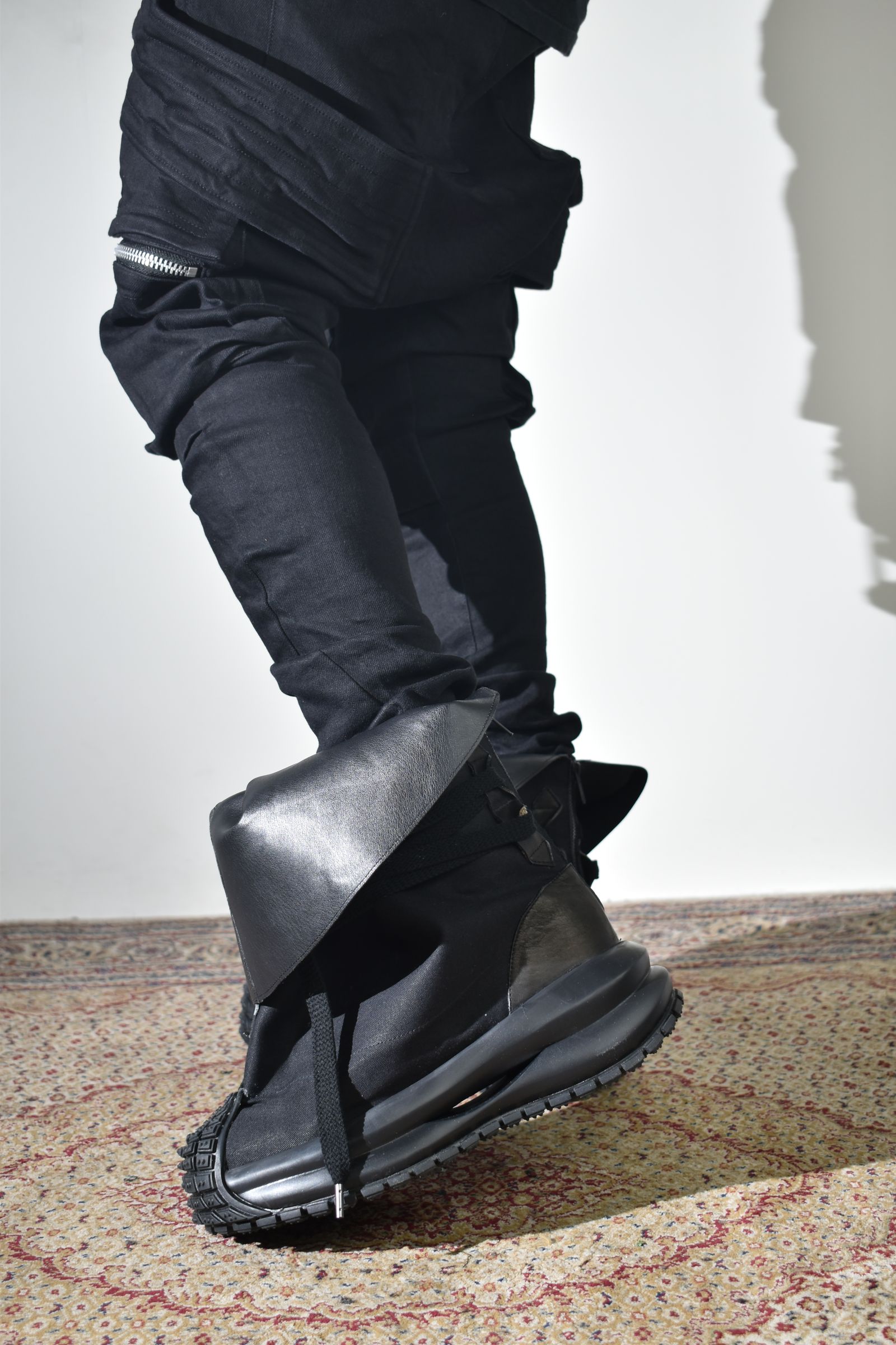 Magarimono collabo Sack Boots"Black" / MAGARIMONO コラボ サックブーツ"ブラック"