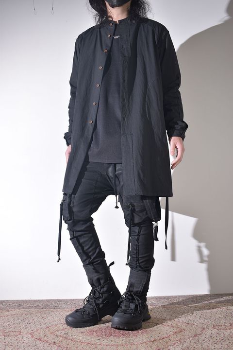 冬のニットジャケットスタイル