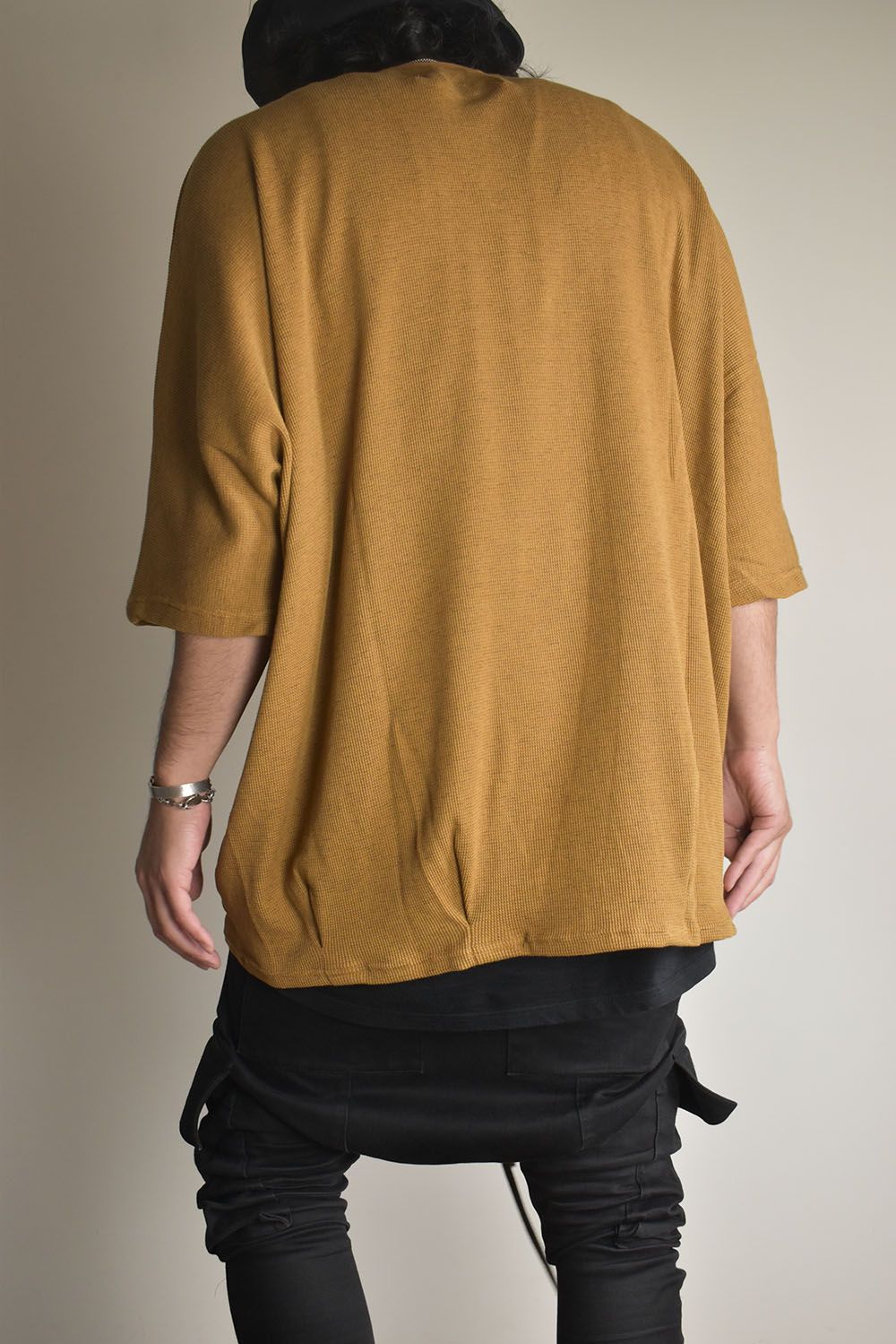 Waffle Dolman Tee"Raw Unber" / ワッフルドルマンTee"ローアンバー"