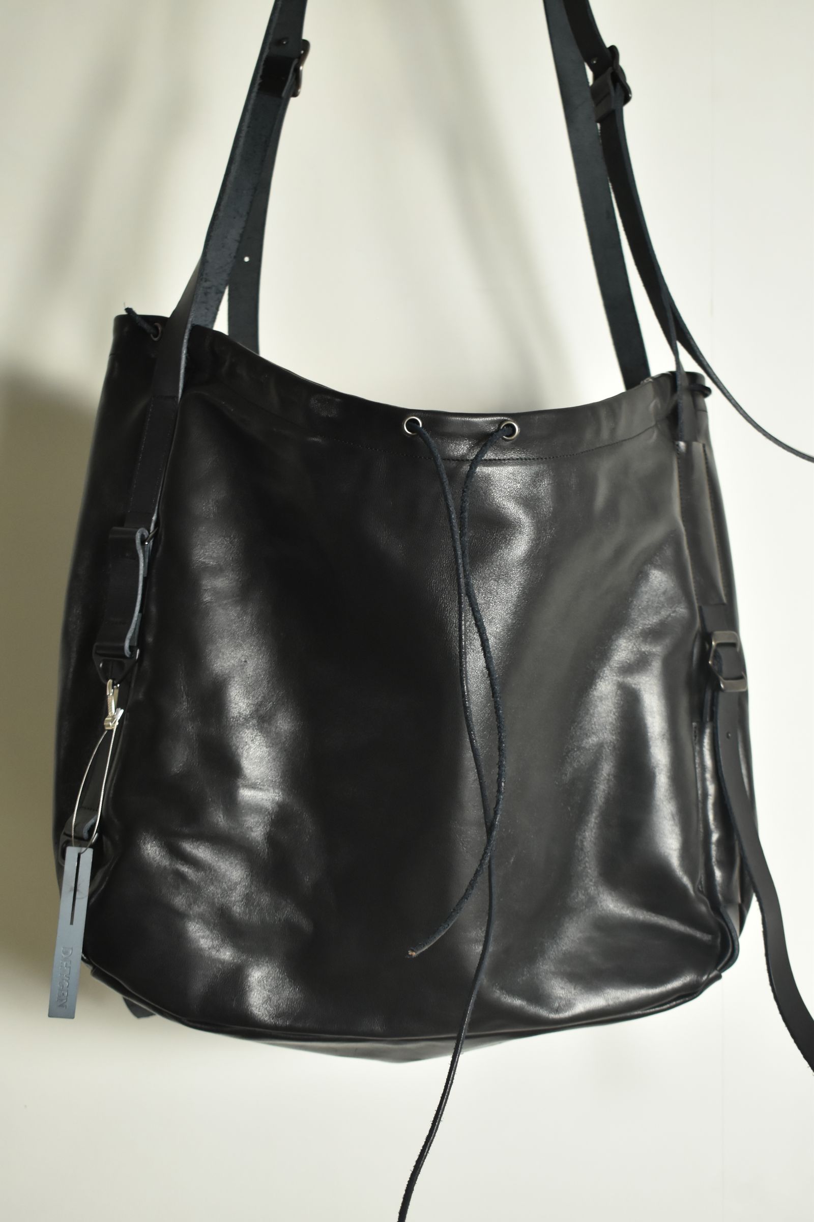 Horse Leather Shoulder Bag"Black" / ホースレザーショルダーバッグ"ブラック"