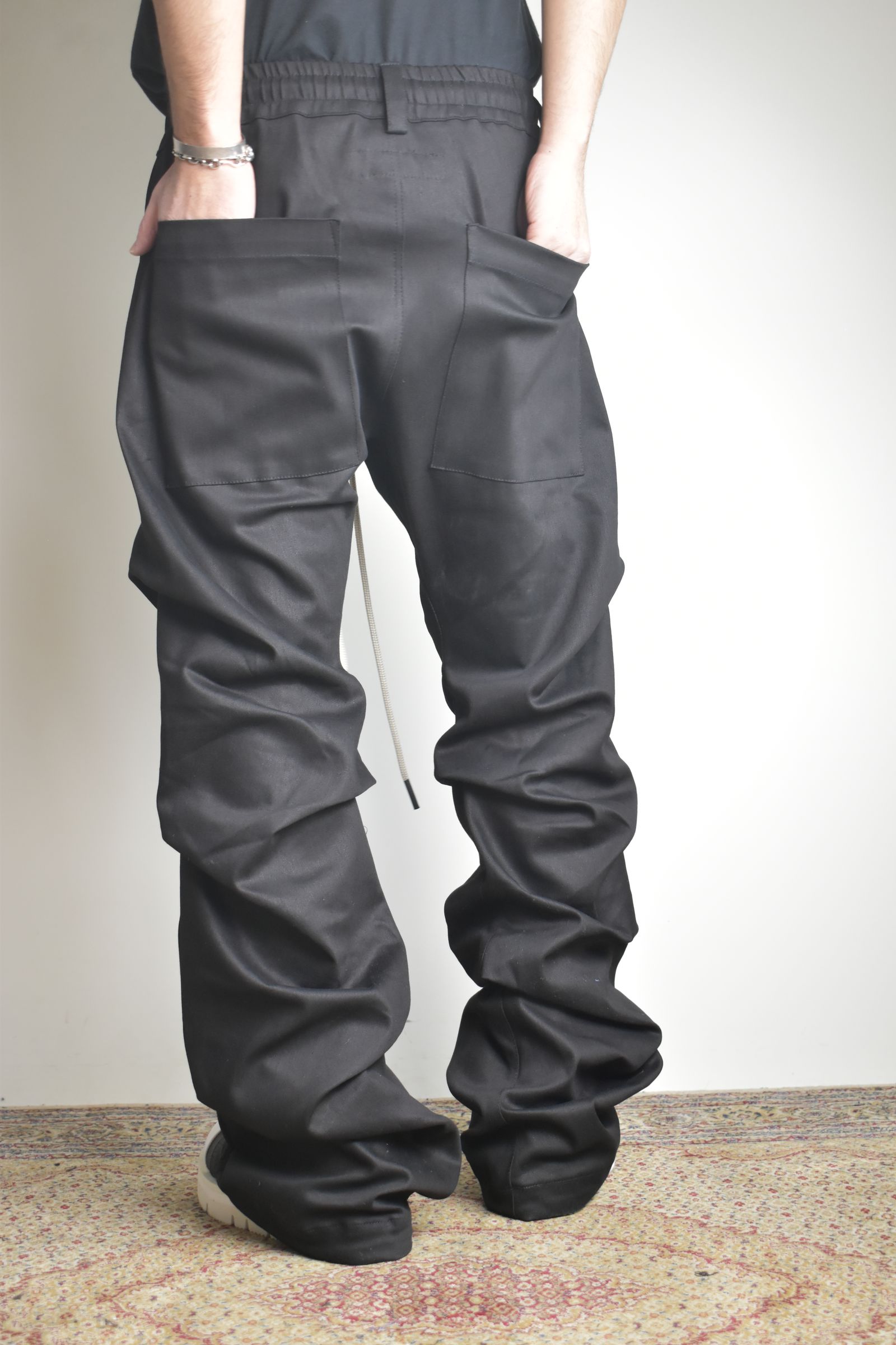 Boots Cut Tuck Pants"Black" / ブーツカットタックパンツ"ブラック"