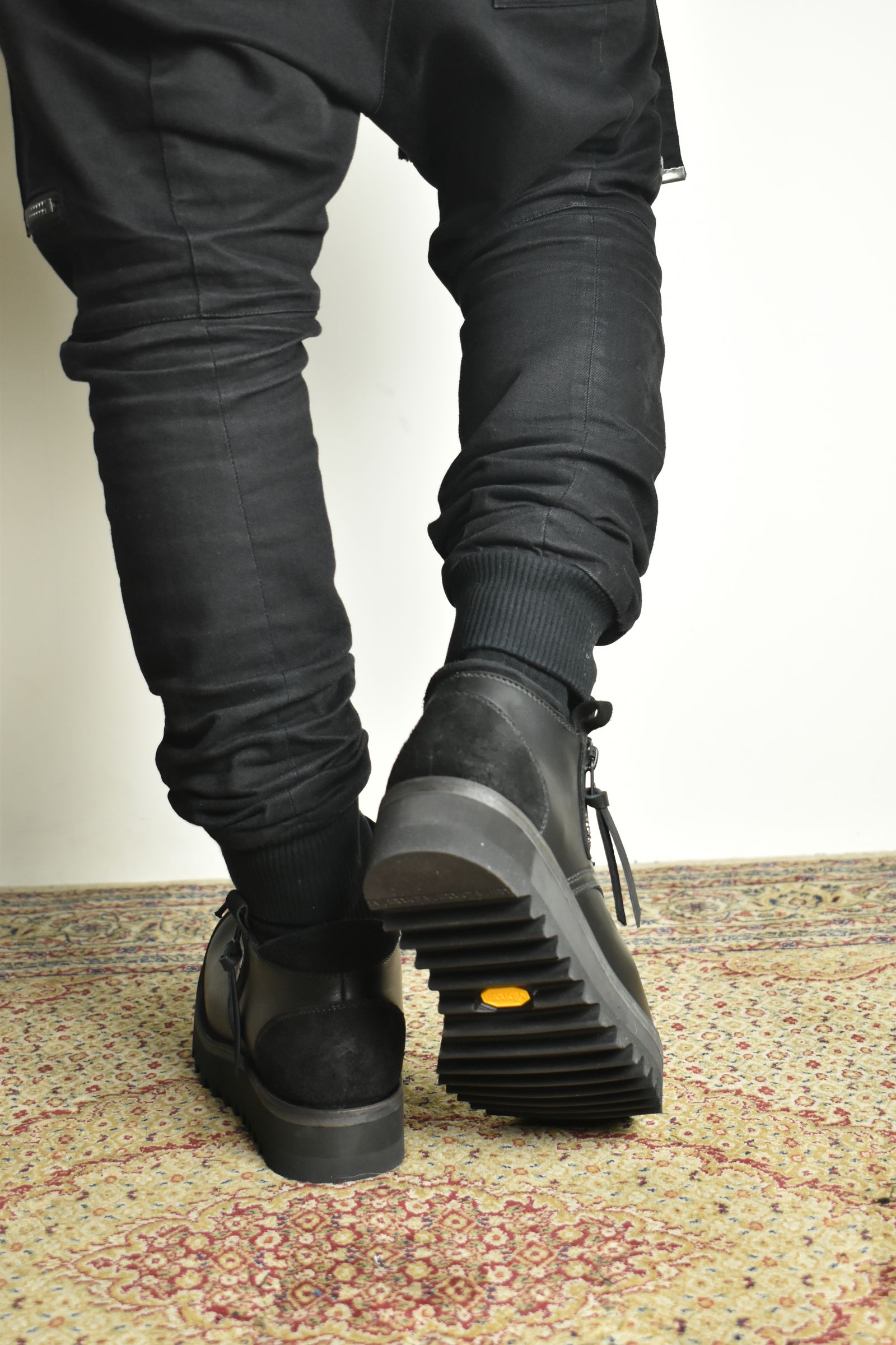 Horse Leather Derby Shoes"Black" / ホースレザーダービーシューズ"ブラック"