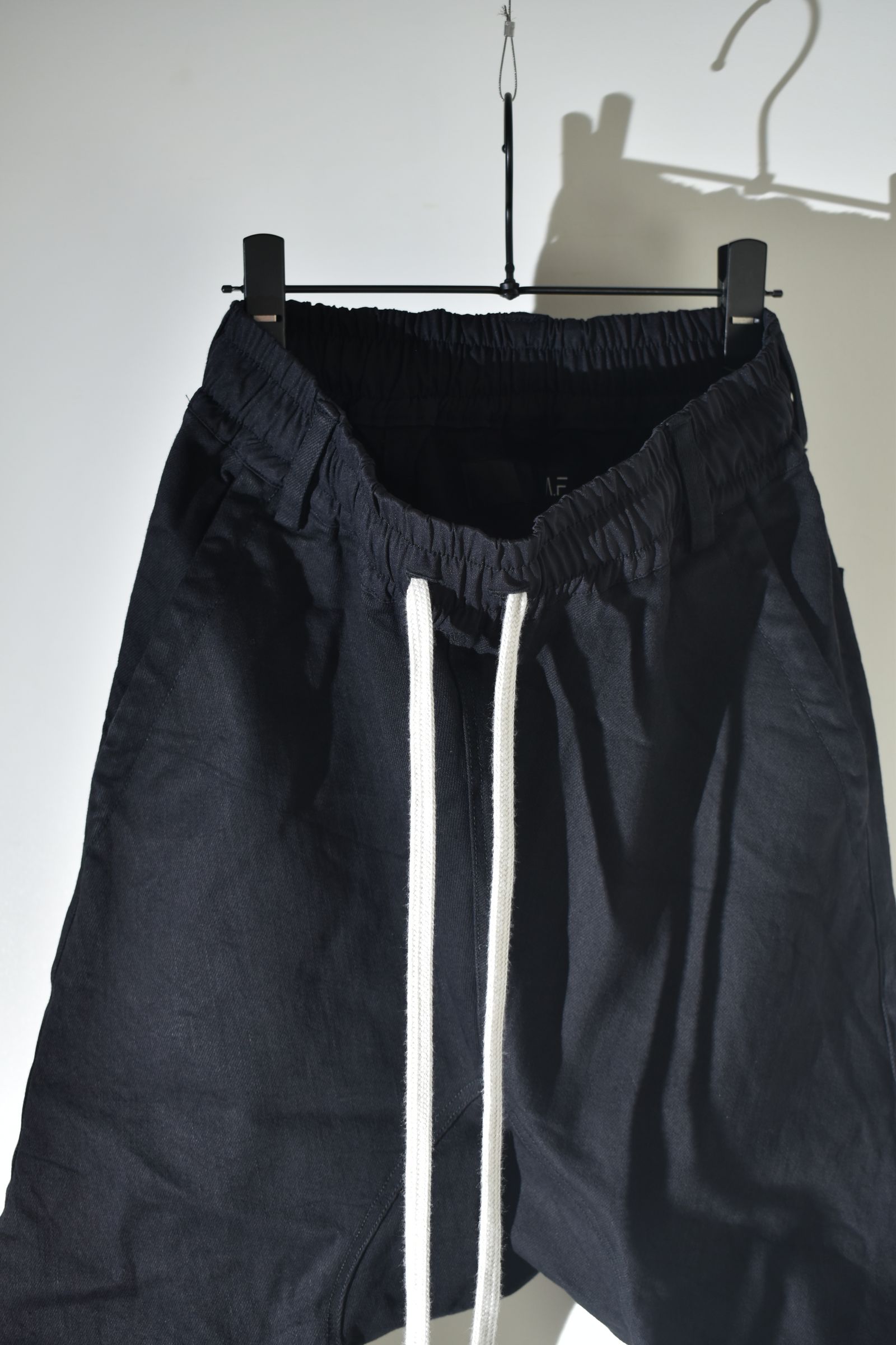 Stretch Denim Sarouel Skinny"Black" / ストレッチデニムサルエルスキニー"ブラック"