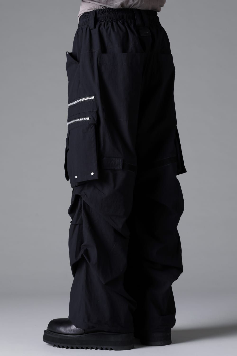 《2026SS先行予約》Cargo Tuck Wide Pants"Black / White /Stone" / カーゴタックワイドパンツ"ブラック/ホワイト/ストーン"