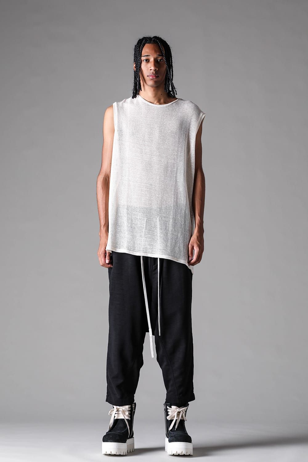 《2027SS先行予約》Sarrouel Esay Pants"Black" / サルエルイージーパンツ"ブラック"