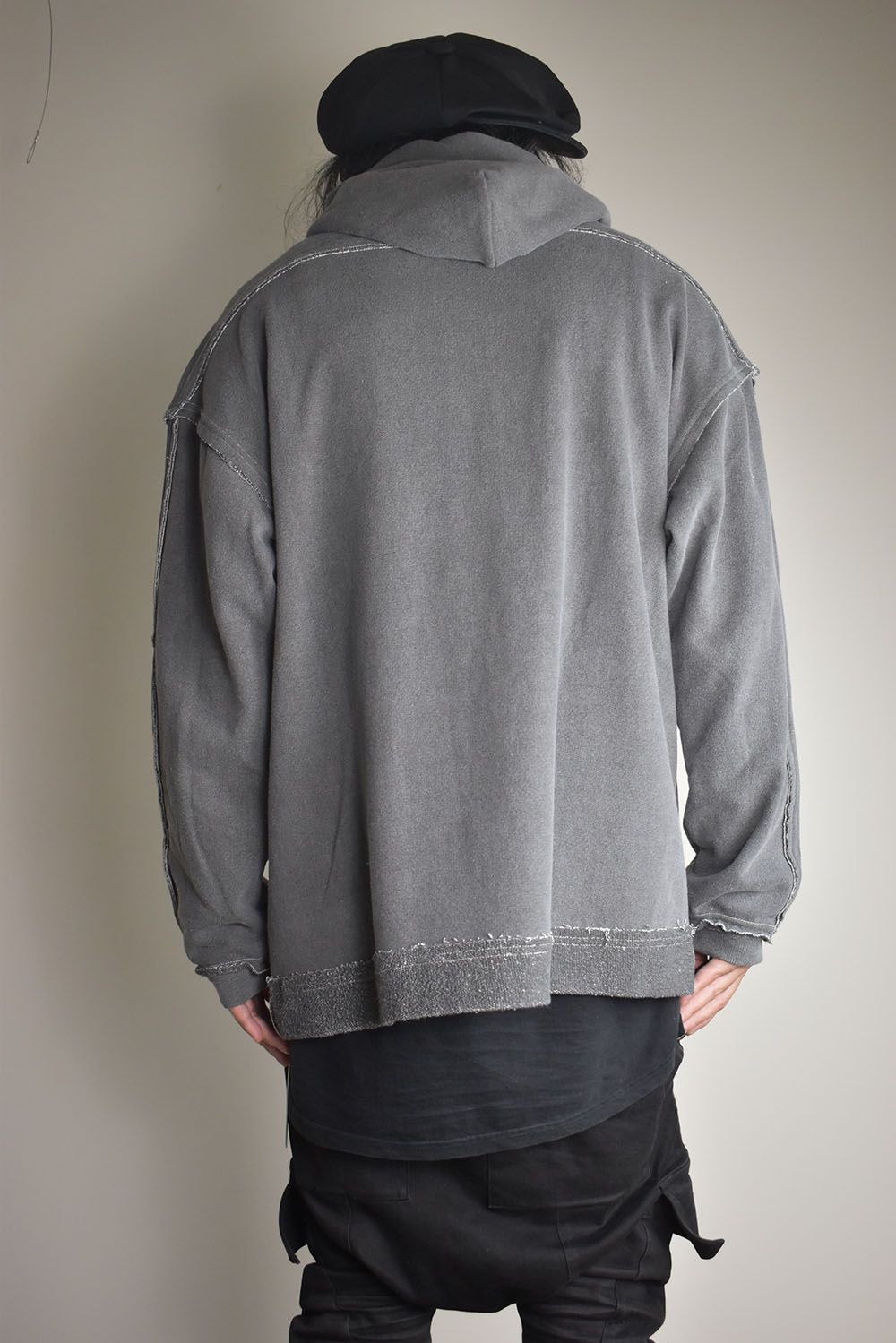 Painter Sweat Pullover Hoodie"Grey" / ピグメントスウェットプルオーバーフーディ"グレー"