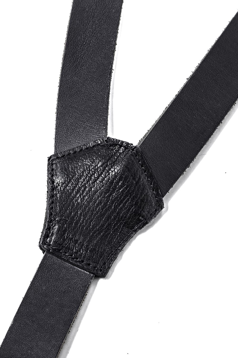 《2027SS先行予約分》Narrow Leather Suspenders"Black" / ナローレザーサスペンダー