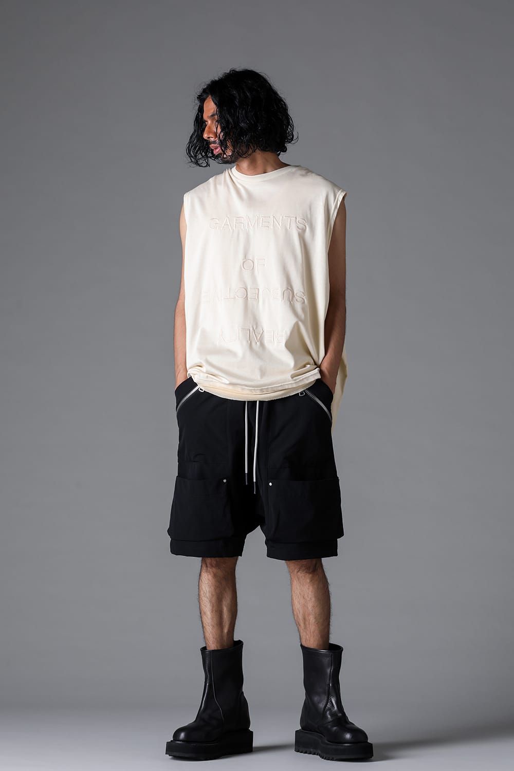 《2026SS先行予約》Stretch Nylon Cargo Shorts"Black" / ストレッチナイロンカーゴショーツ"ブラック"