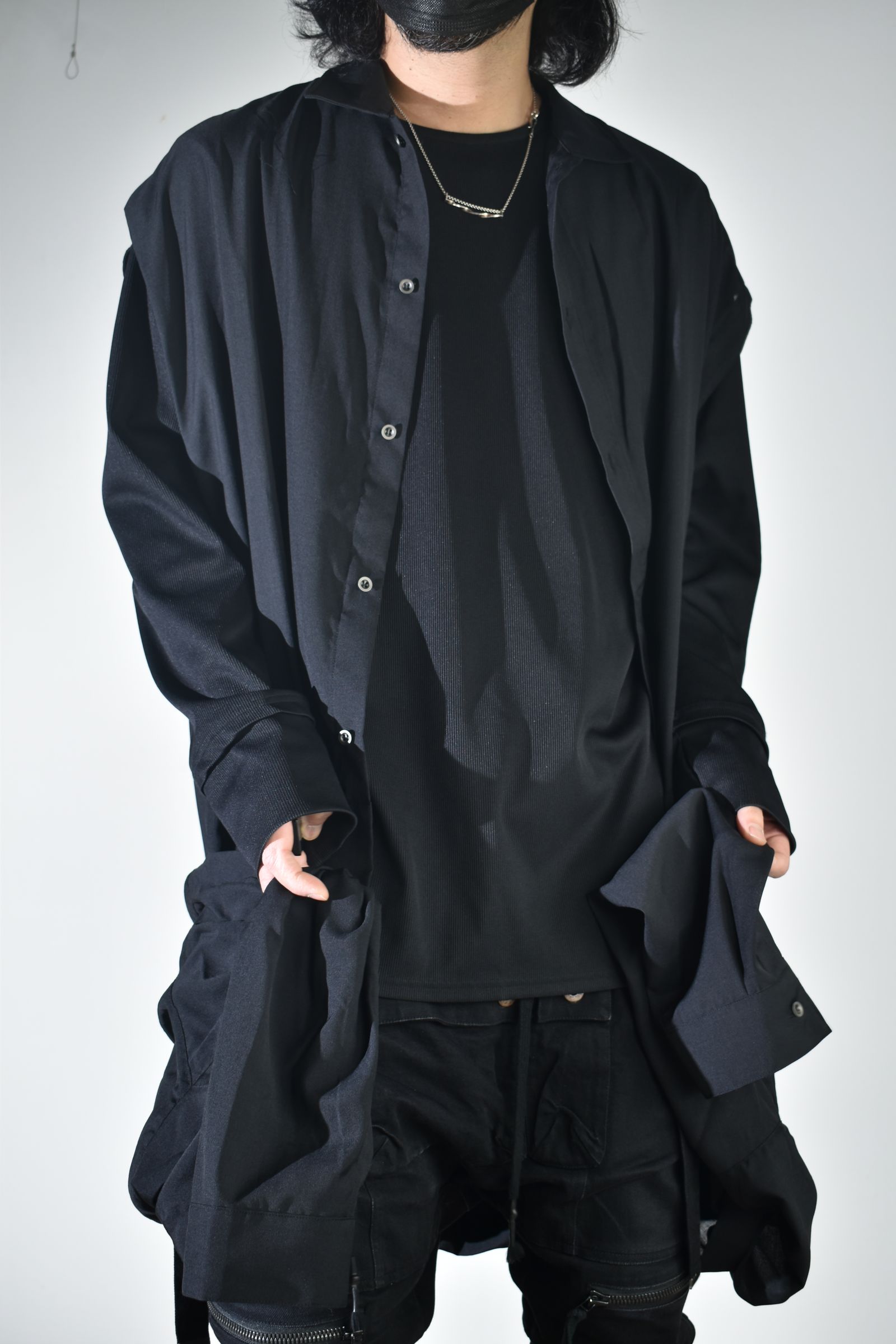 Coalesce Shirts"Black " / コウアレスシャツ"ブラック"