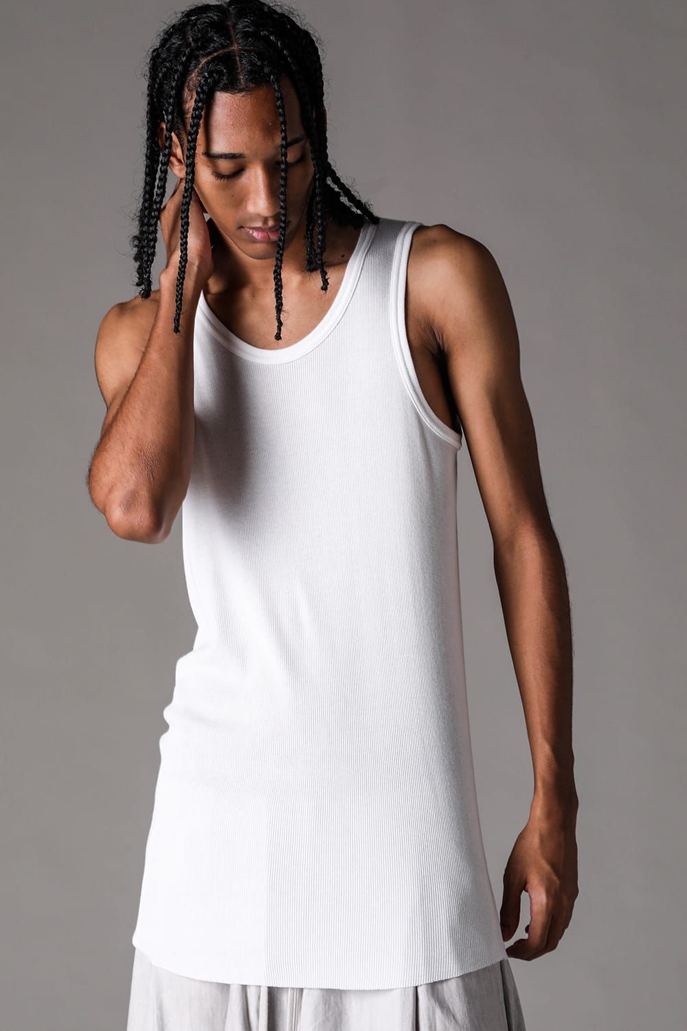 《2027SS先行予約》Regular Rib Tank Top"Ivory" / レギュラーリブタンクトップ "アイボリー"