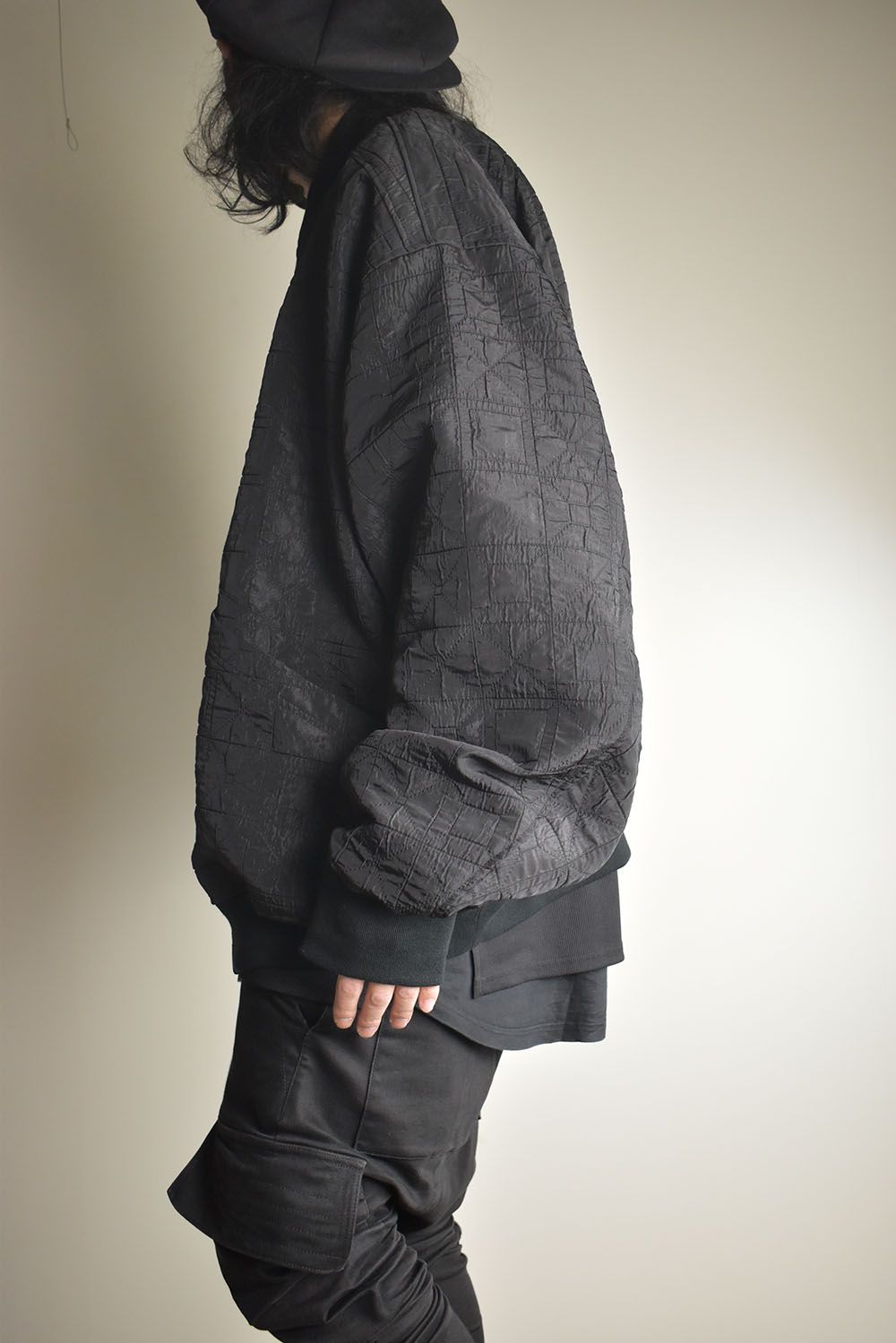 Geometry Jumbo MA-1 Blouson"Black" / ジオメトリージャンボMA-1ブルゾン"ブラック"