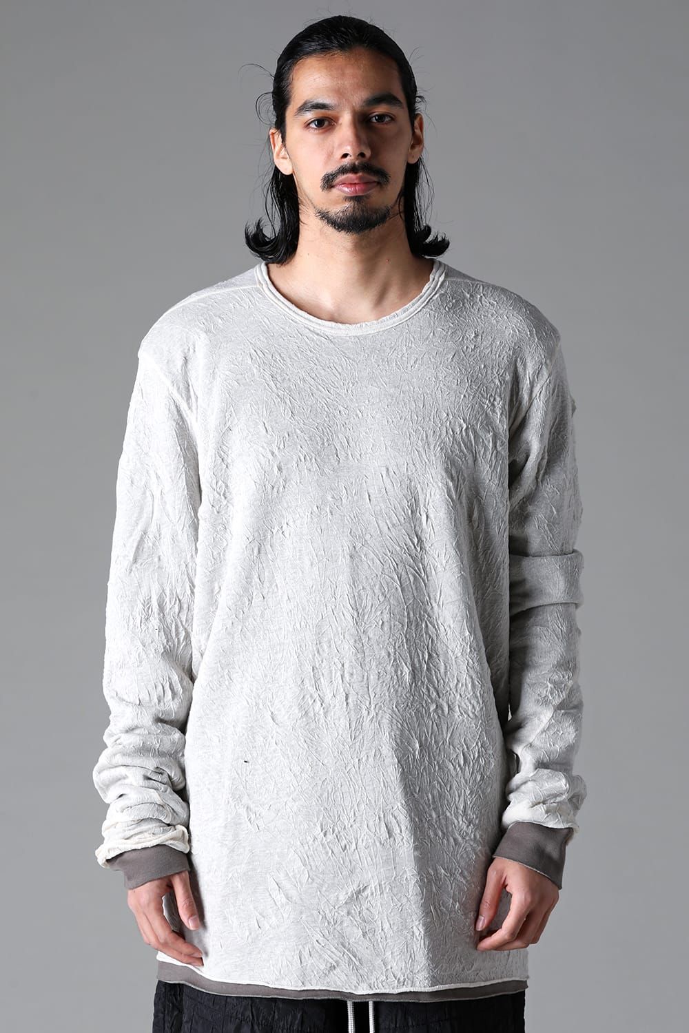 《2025AW先行予約》Bomber Heat Combi Top"Ivory×Grey"/ ボンバーヒートコンビトップ"アイボリー×グレー"