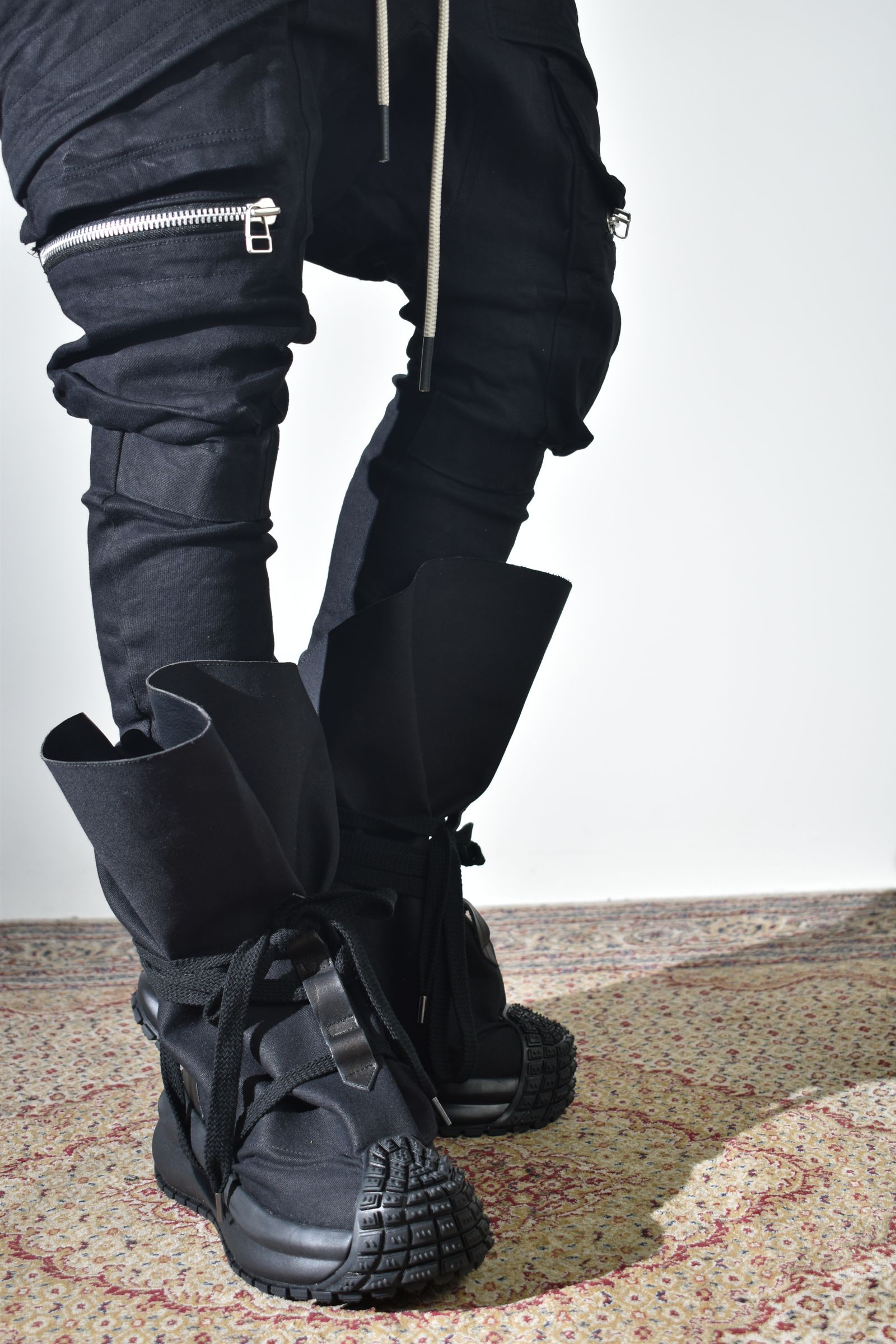 Magarimono collabo Sack Boots"Black" / MAGARIMONO コラボ サックブーツ"ブラック"