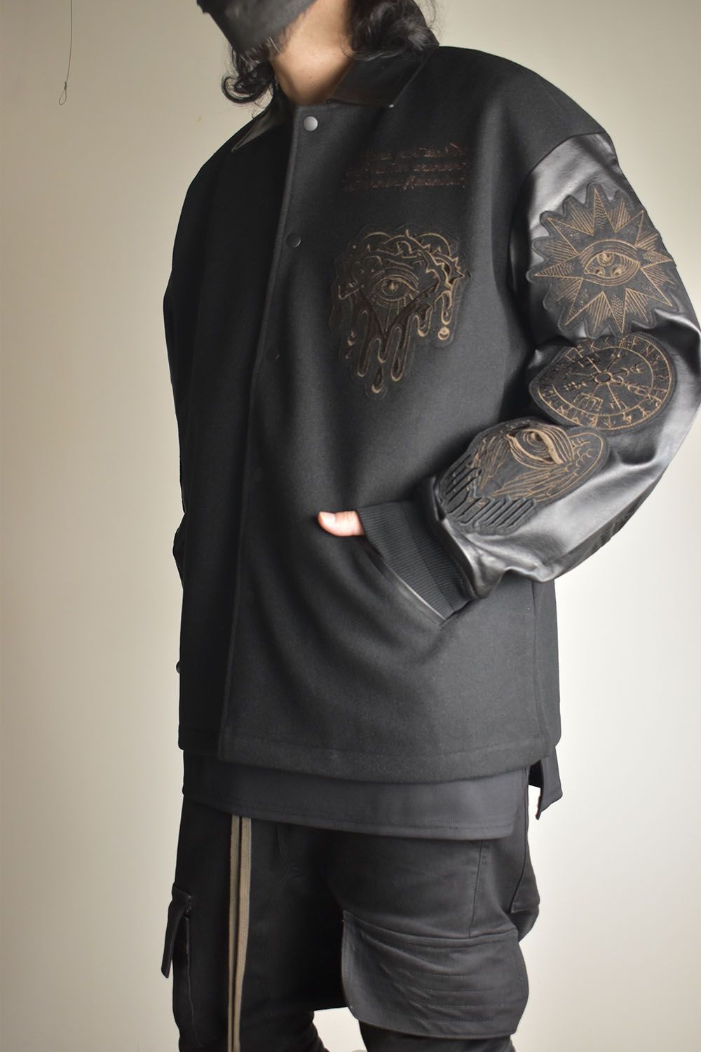 Heavy Melton Coach Jacket"Black" / ヘビーメルトンコーチジャケット"ブラック"