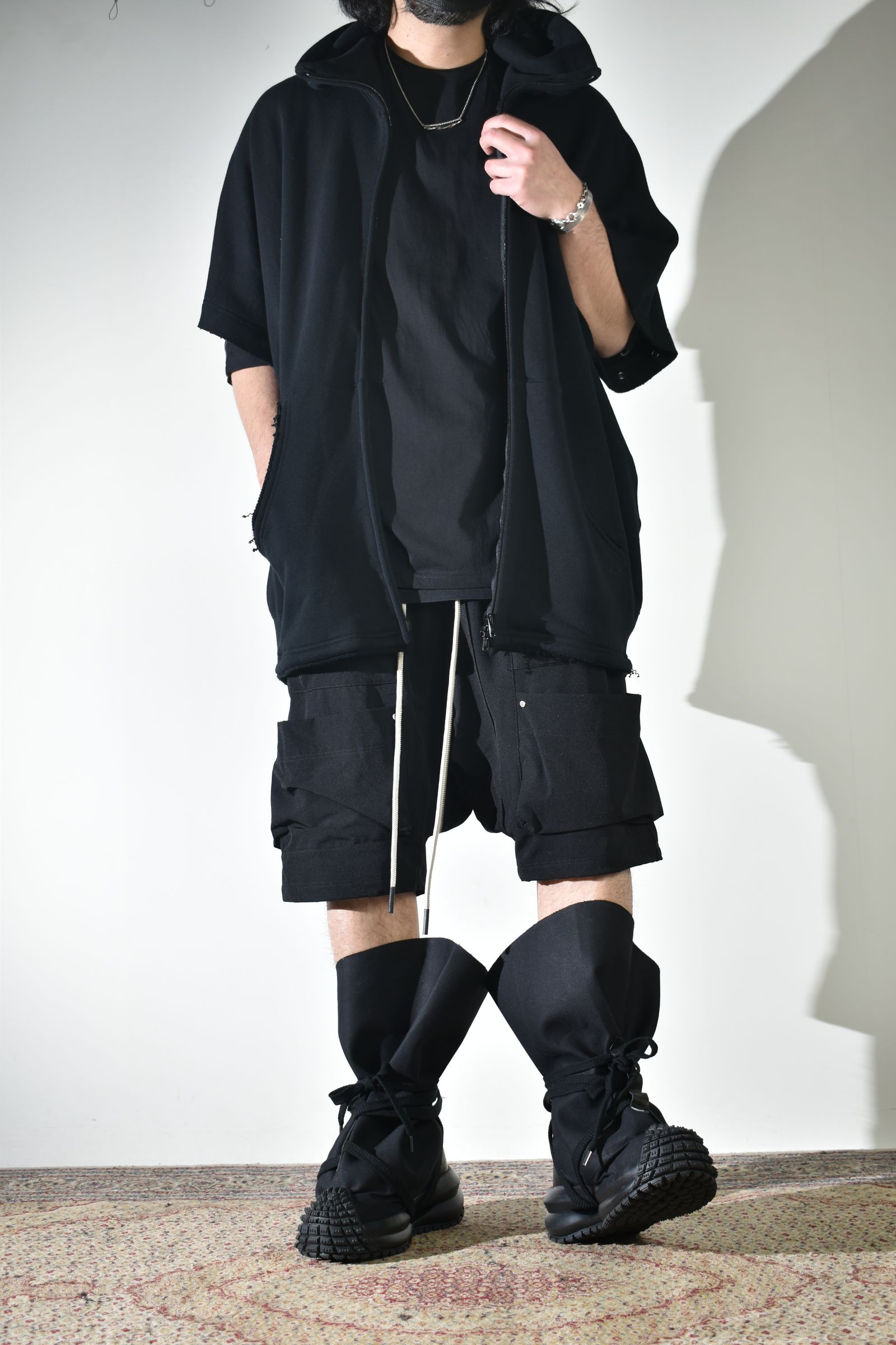 2Wayで着られる着用シーズンの長いスウェット